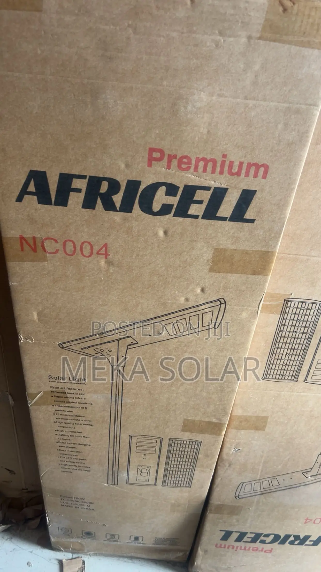 Africell Solar Streetlight 700w (Industrial)