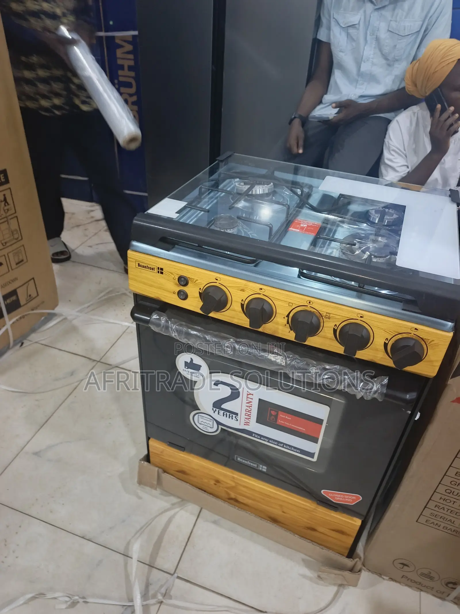 Scanfrost 60x60 Gas Cooker – Ideal for Family Meals