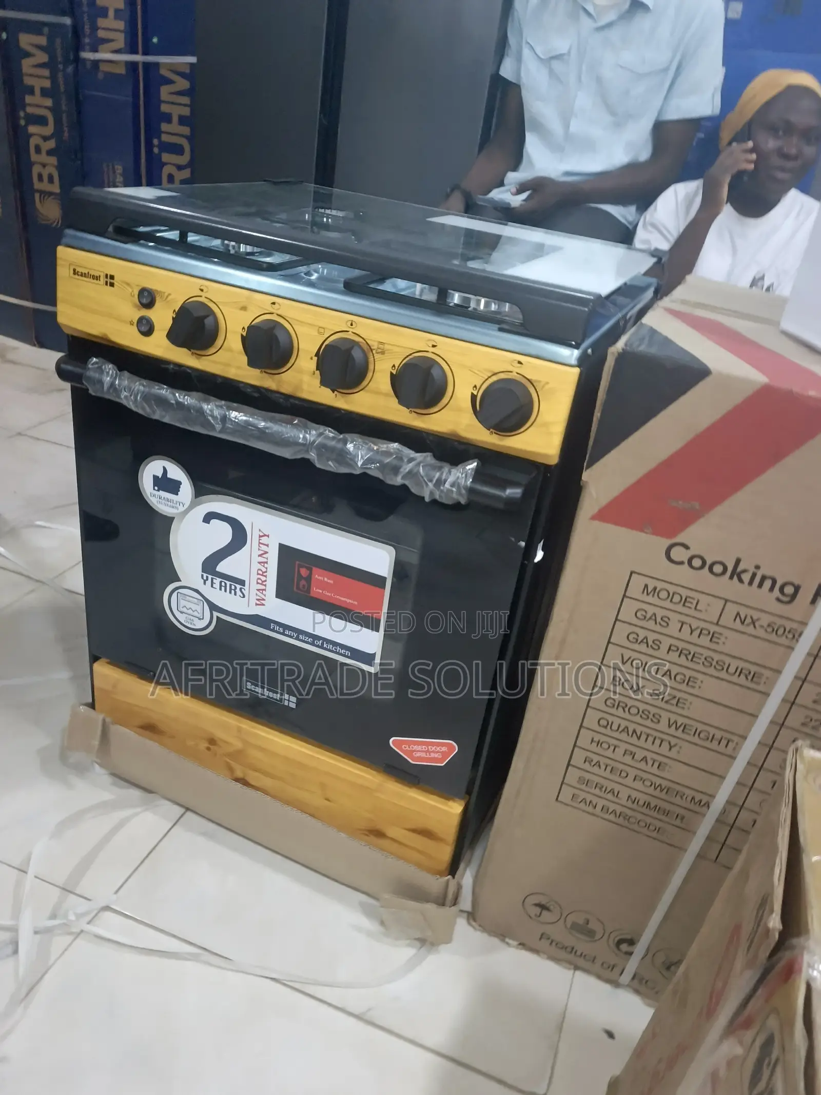 Scanfrost 60x60 Gas Cooker – Premium Cooking Solution