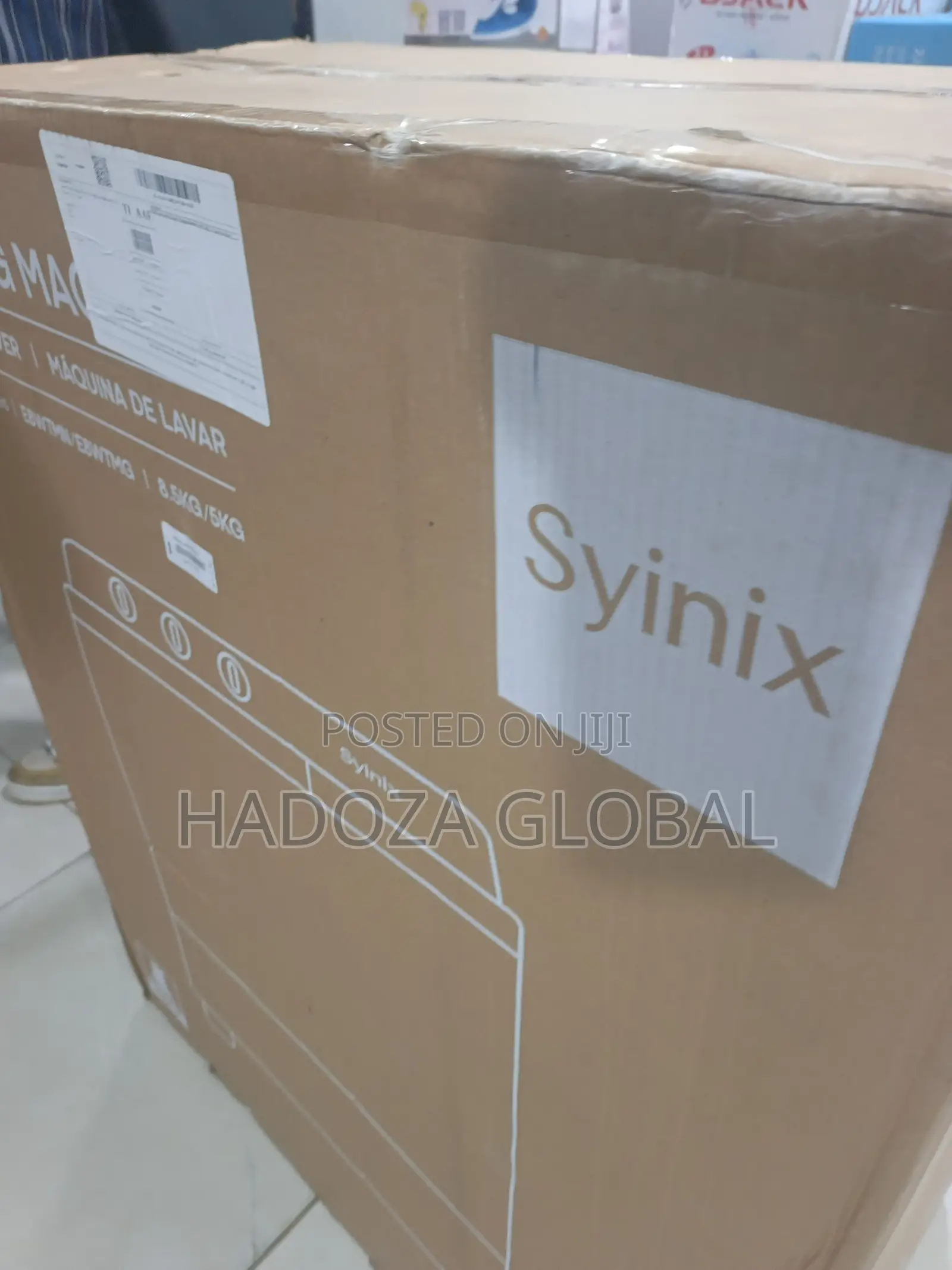 Syinix 8KG Washer – More Cleaning Power, Less Waiting