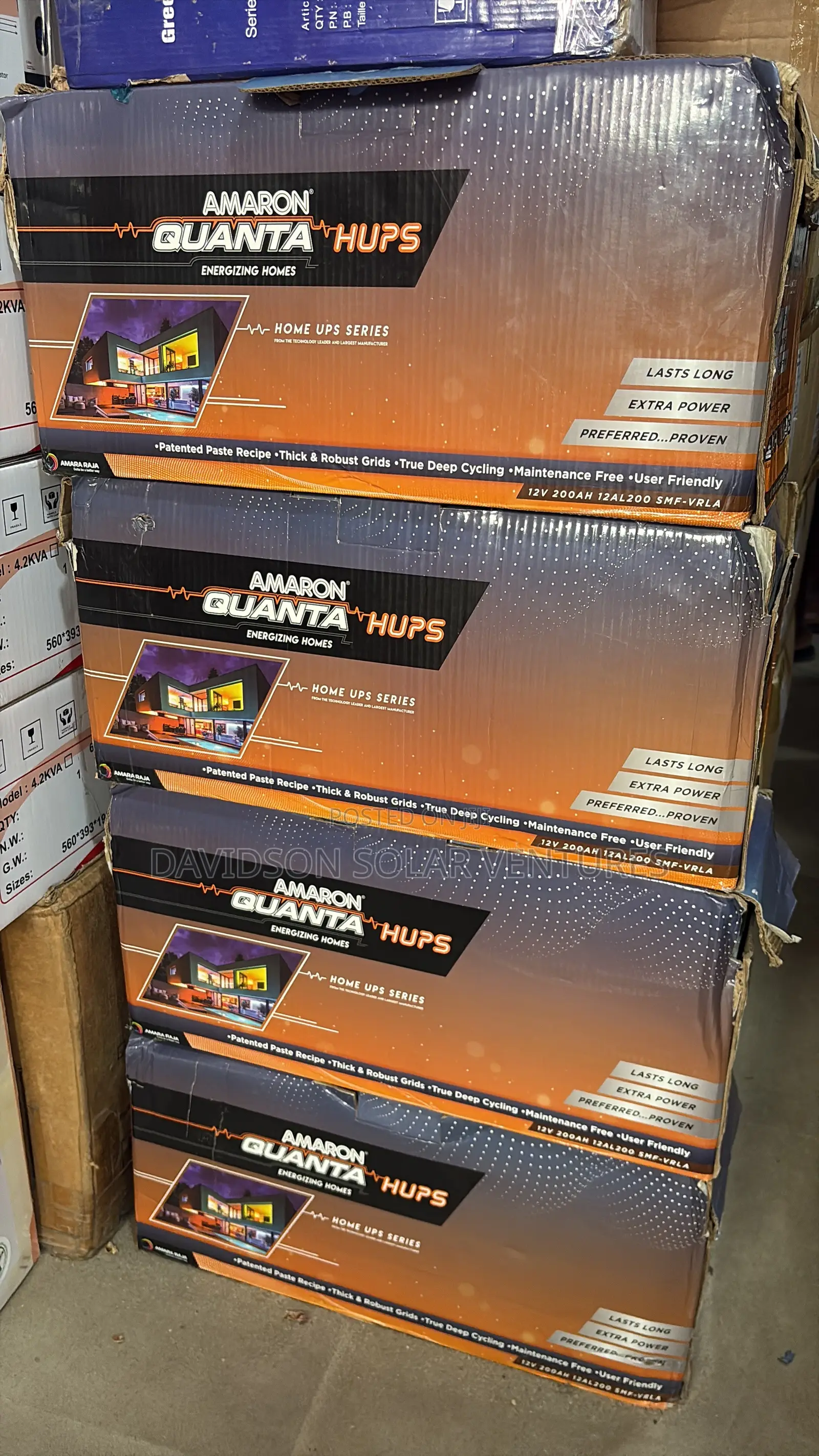 12v 200Ah Quanta Dry Cell Battery