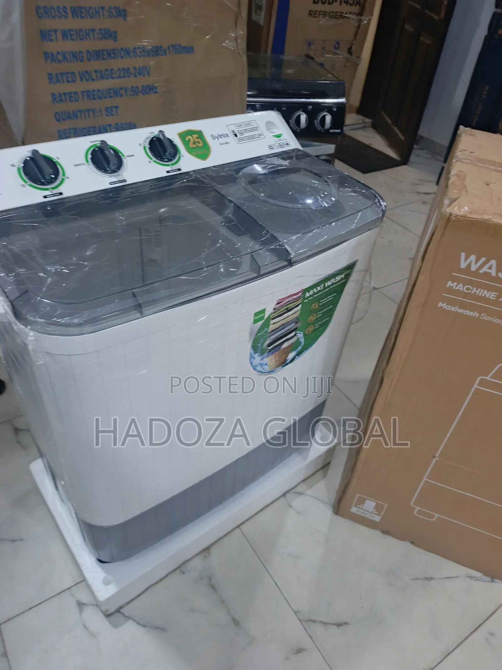 Syinix 8KG Automatic Washer – Every Wash Feels Like New