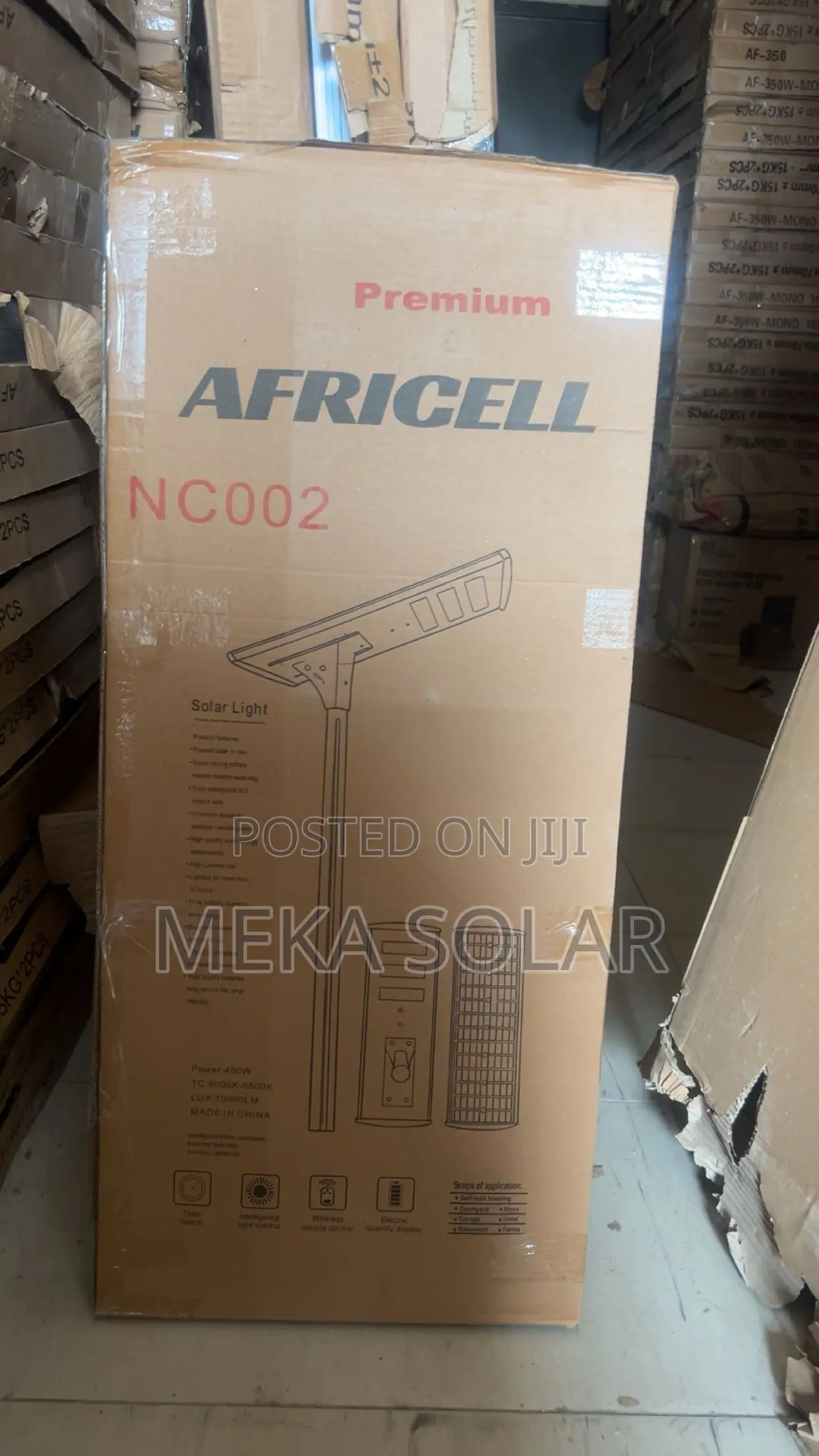 Africell Solar Streetlight 450w (Industrial)