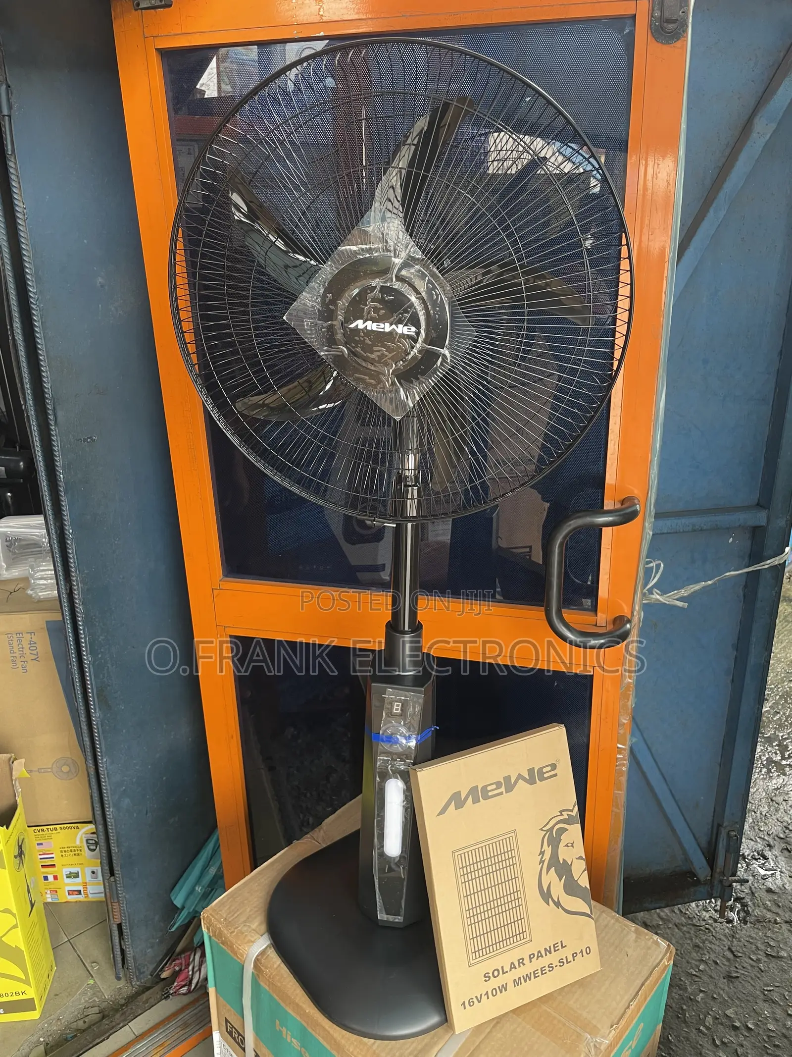 MEWE Rechargeable Solar Fan