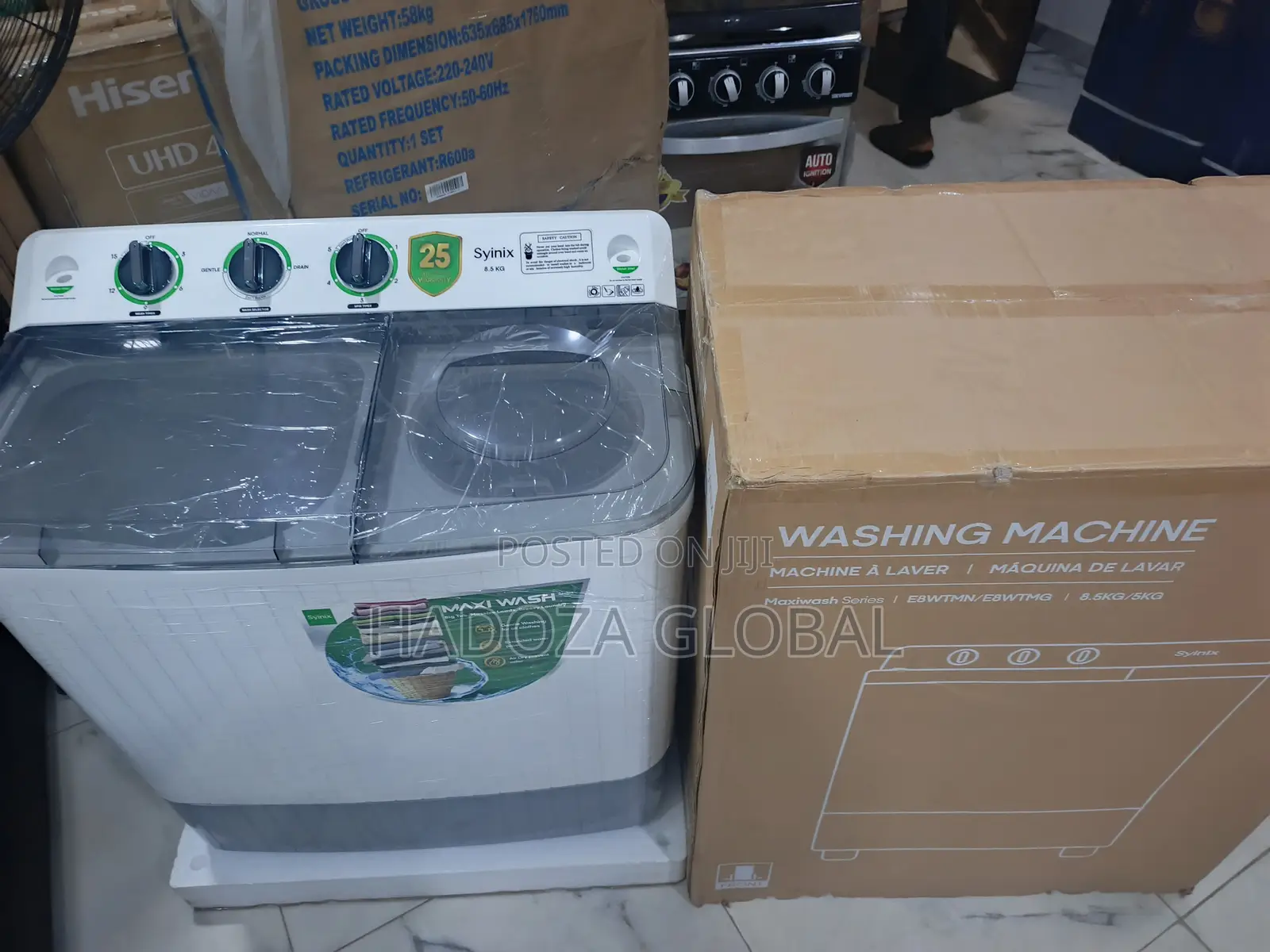 Syinix 8KG Washing Machine – Fresh Results Without the Hassle