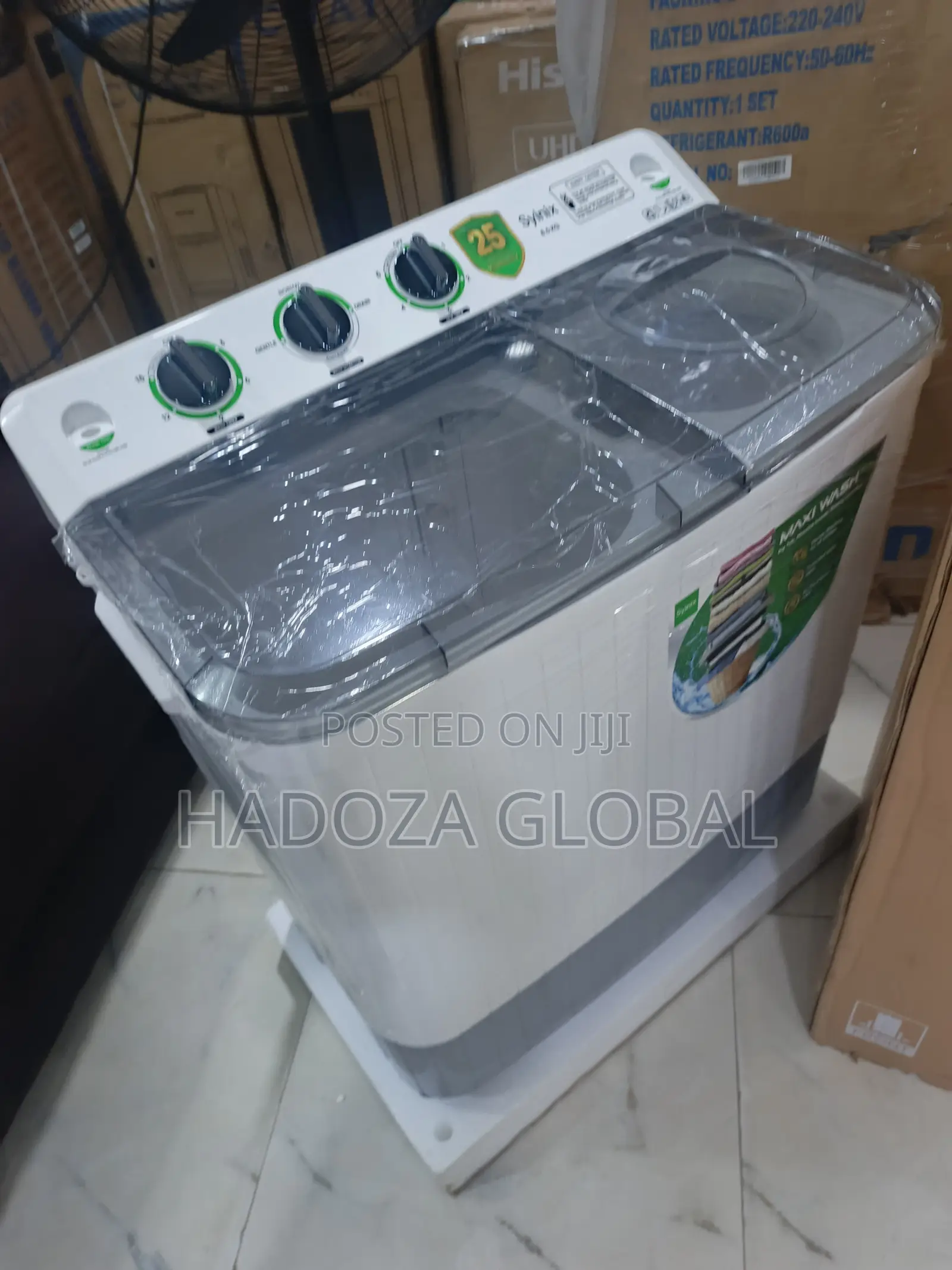 Syinix 8KG Washer – Built for Bigger Laundry Days