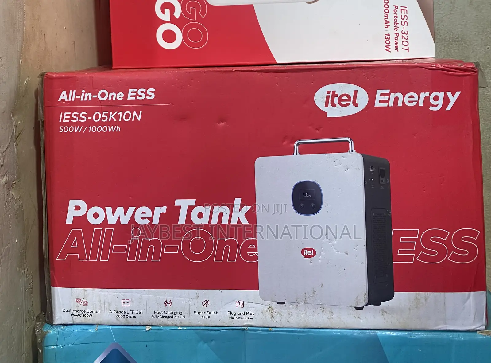 Itel Energy Power Tank ESS (IESS-05K10N) 500w/1000Wh Power Station