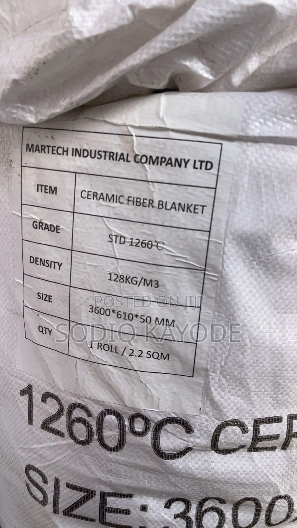 Ceramic Fiber Blanket