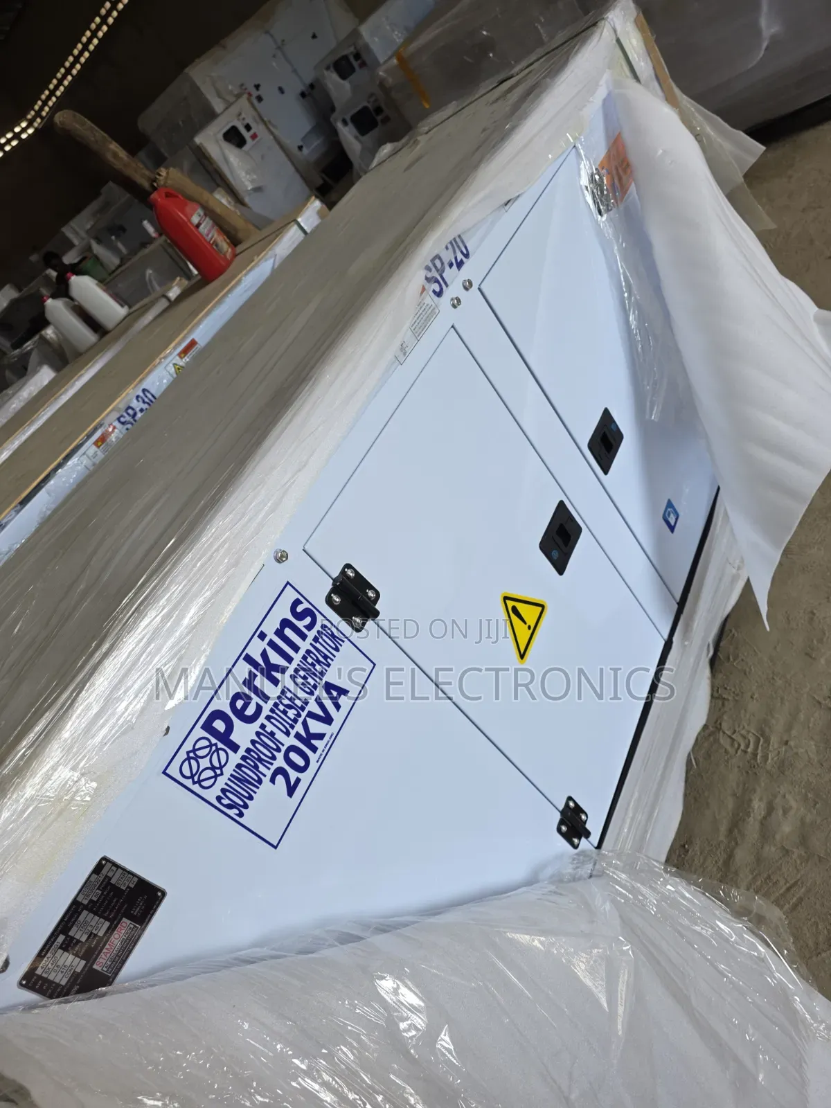 Sp-20kva Brand New Perkins Diesel Soundproof Generator 2years Wty