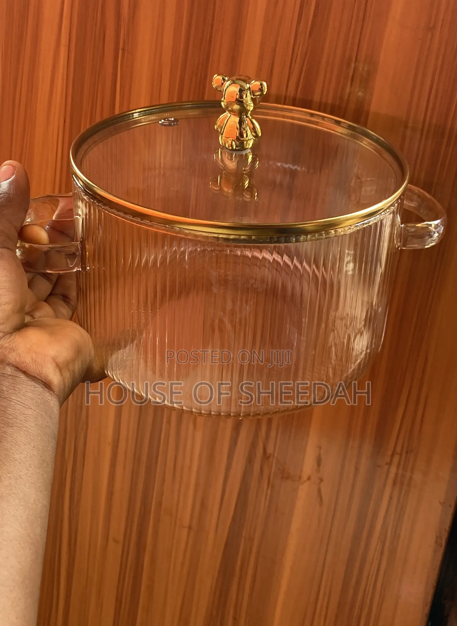 Heat-Resistant Borosilicate Glass Cooking Pot