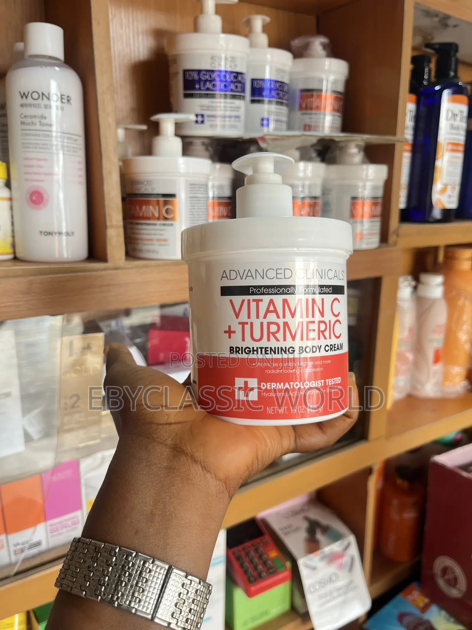 Advanced Clinicals Vitamin C Plus Turmeric Brightening Body Cream