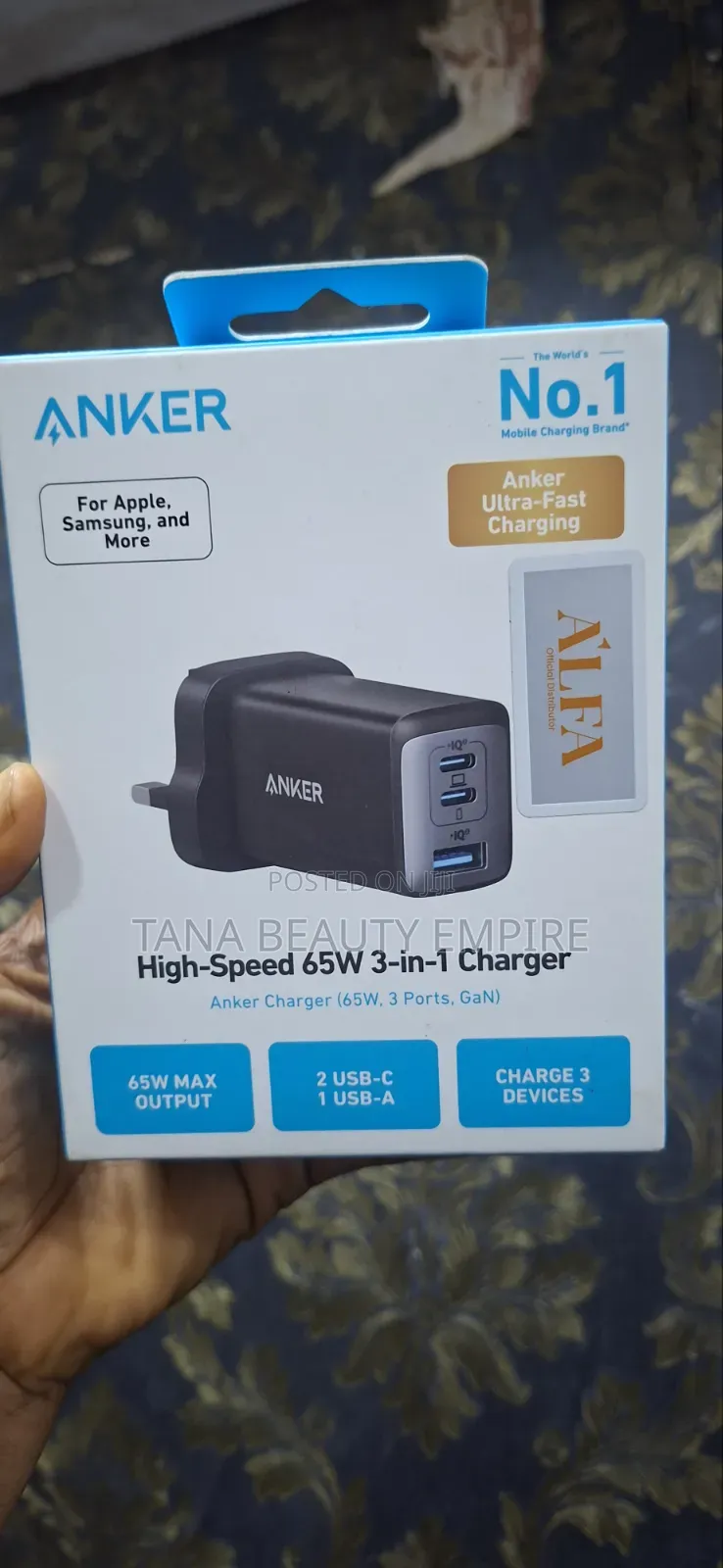 Anker High Speed 65W 3- In -1 Charger