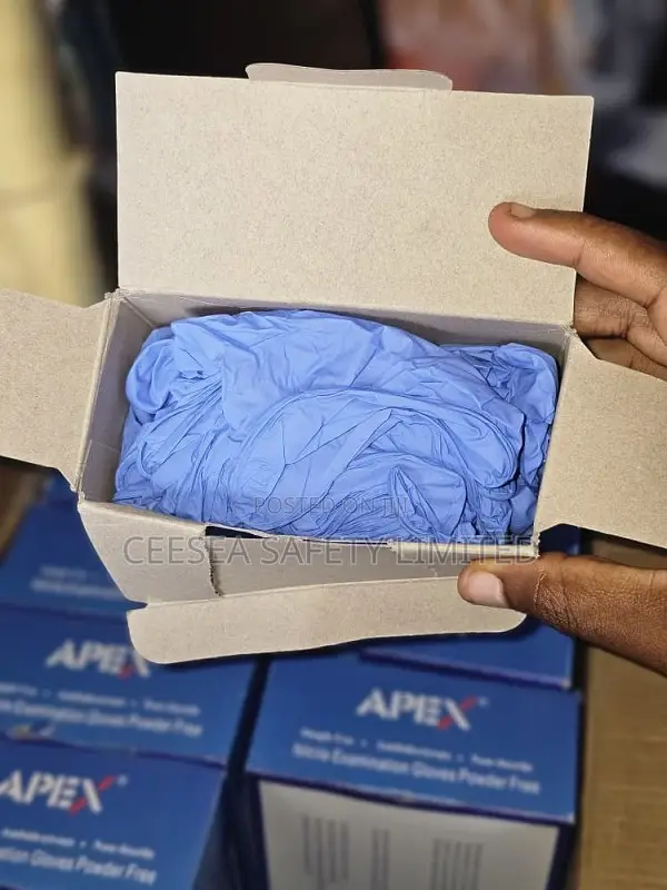 Apex Nitrile Examination Gloves- Powder Free 100pcs
