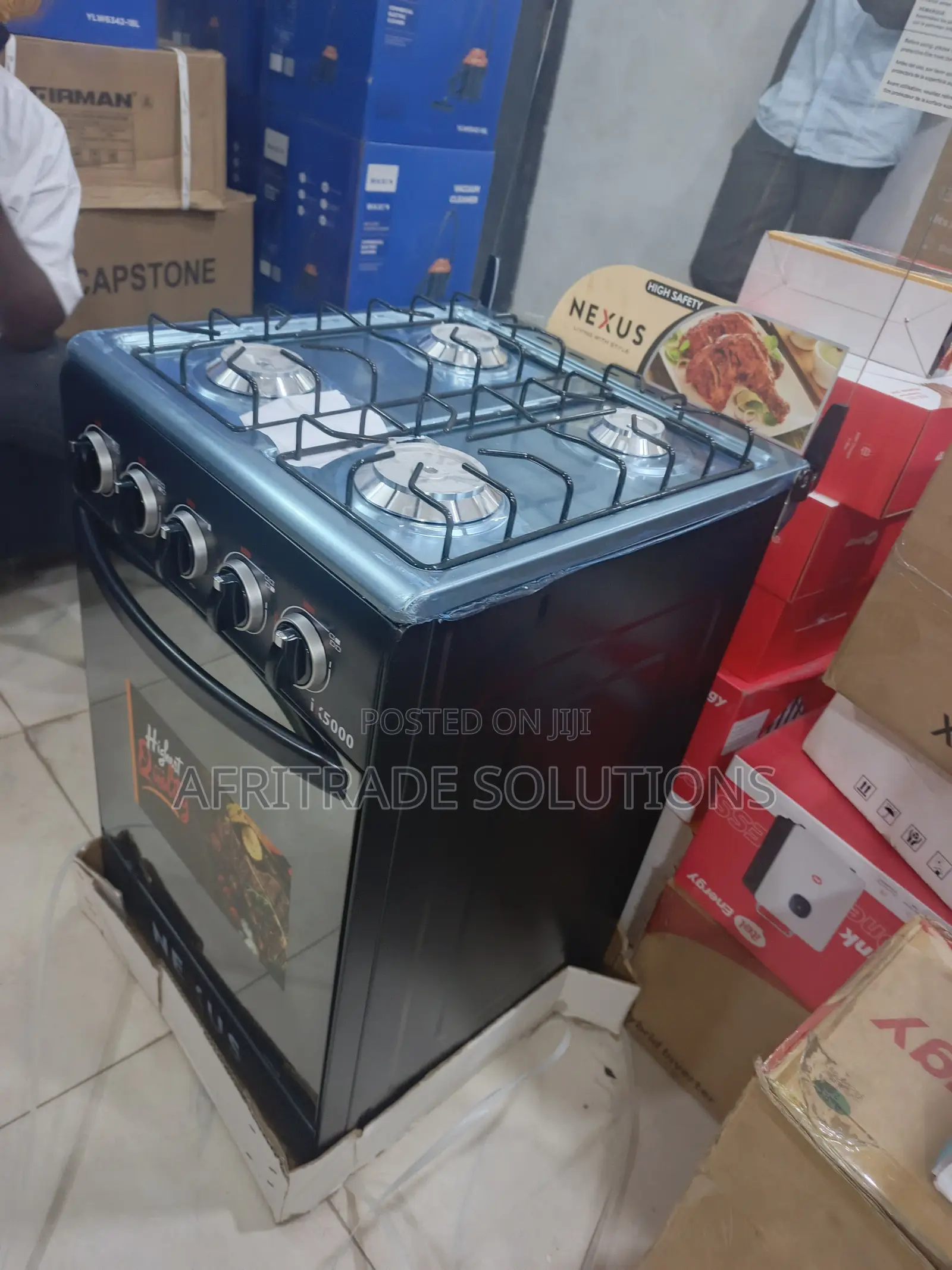 Nexus 50x50 Gas Cooker – Fast Even Heating