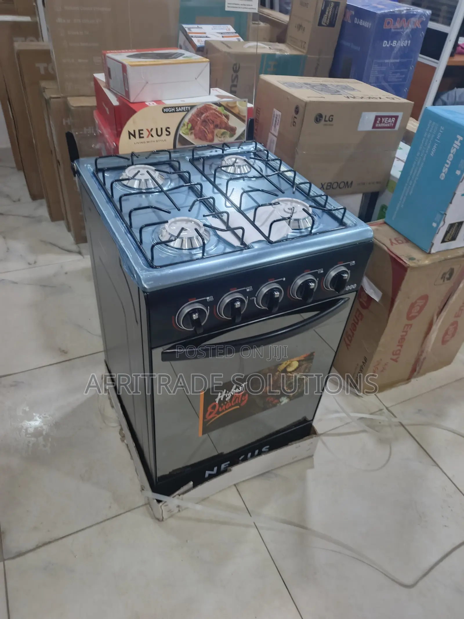 Nexus 50x50 4 Burner Gas Cooker – Reliable Performance