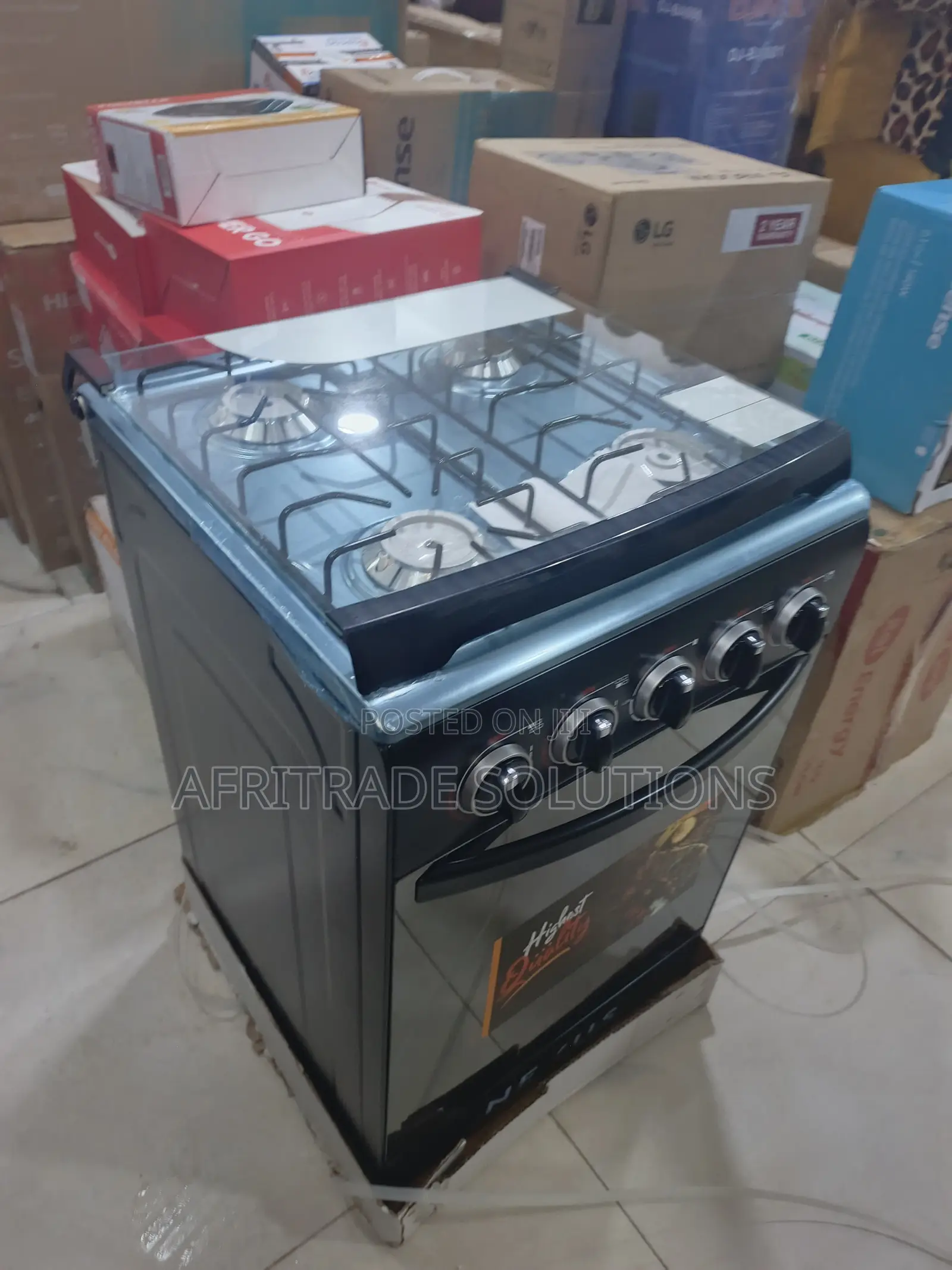 Nexus 50x50 4 Burner Gas Cooker – Everyday Cooking