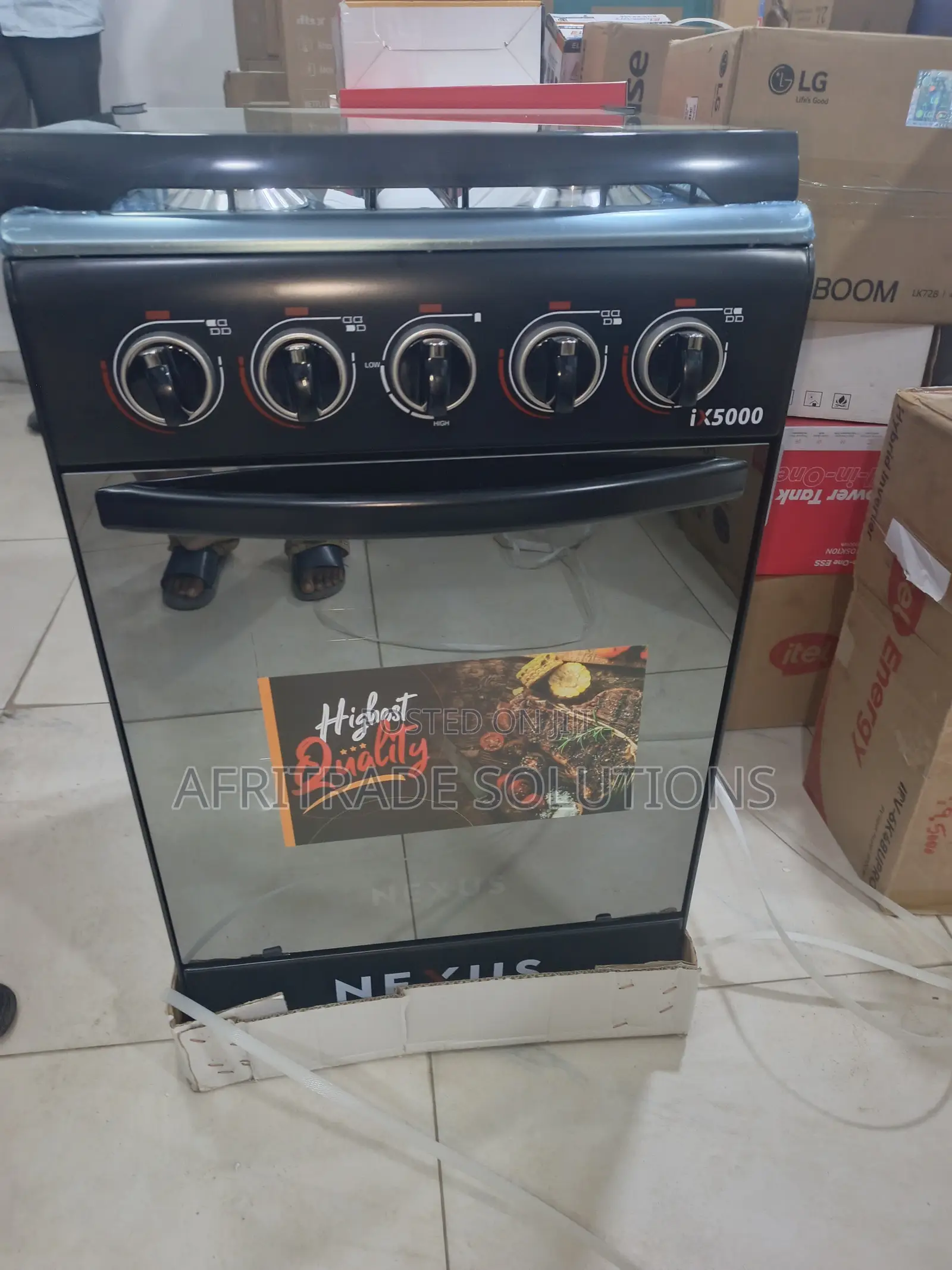 Nexus 50x50 Standing Gas Cooker – Premium Quality