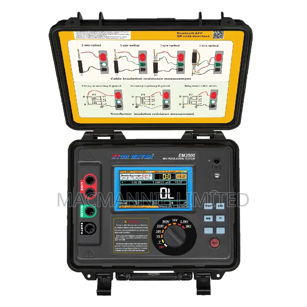 ETCR3500 High Voltage Insulation Resistance Tester 5KV