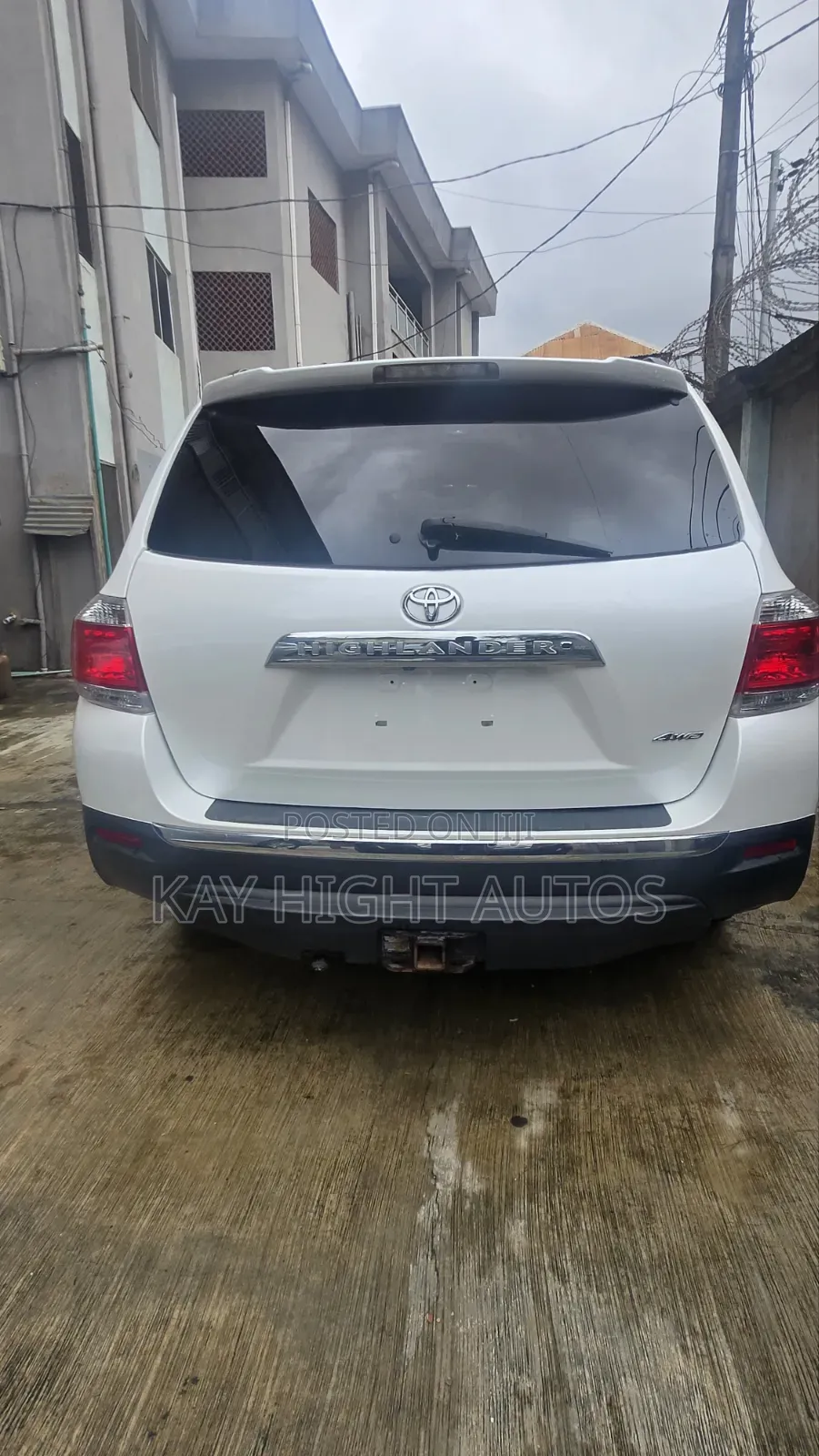 Toyota Highlander Limited 2011 White