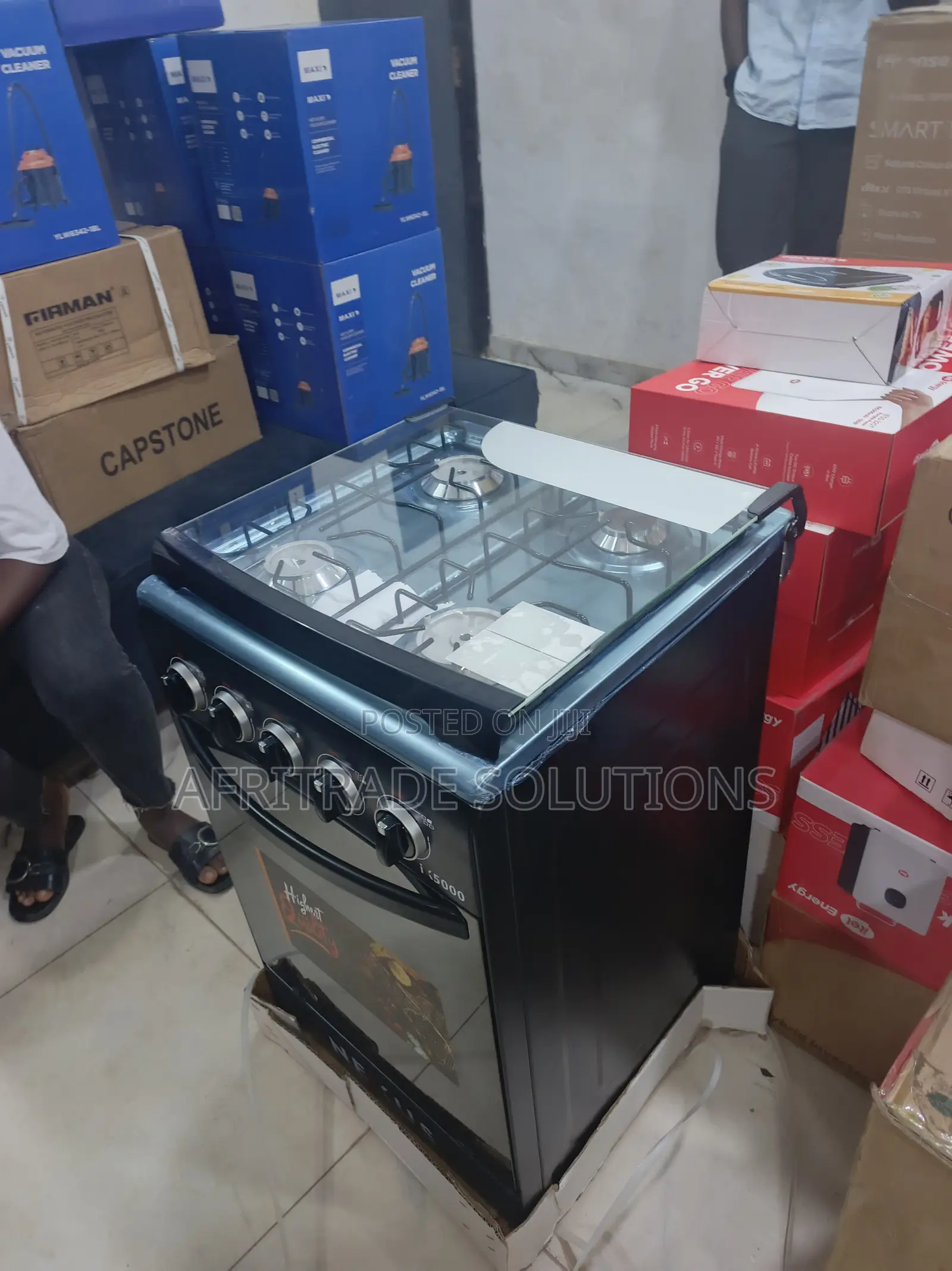 Nexus 50x50 Standing Gas Cooker – Easy to Clean