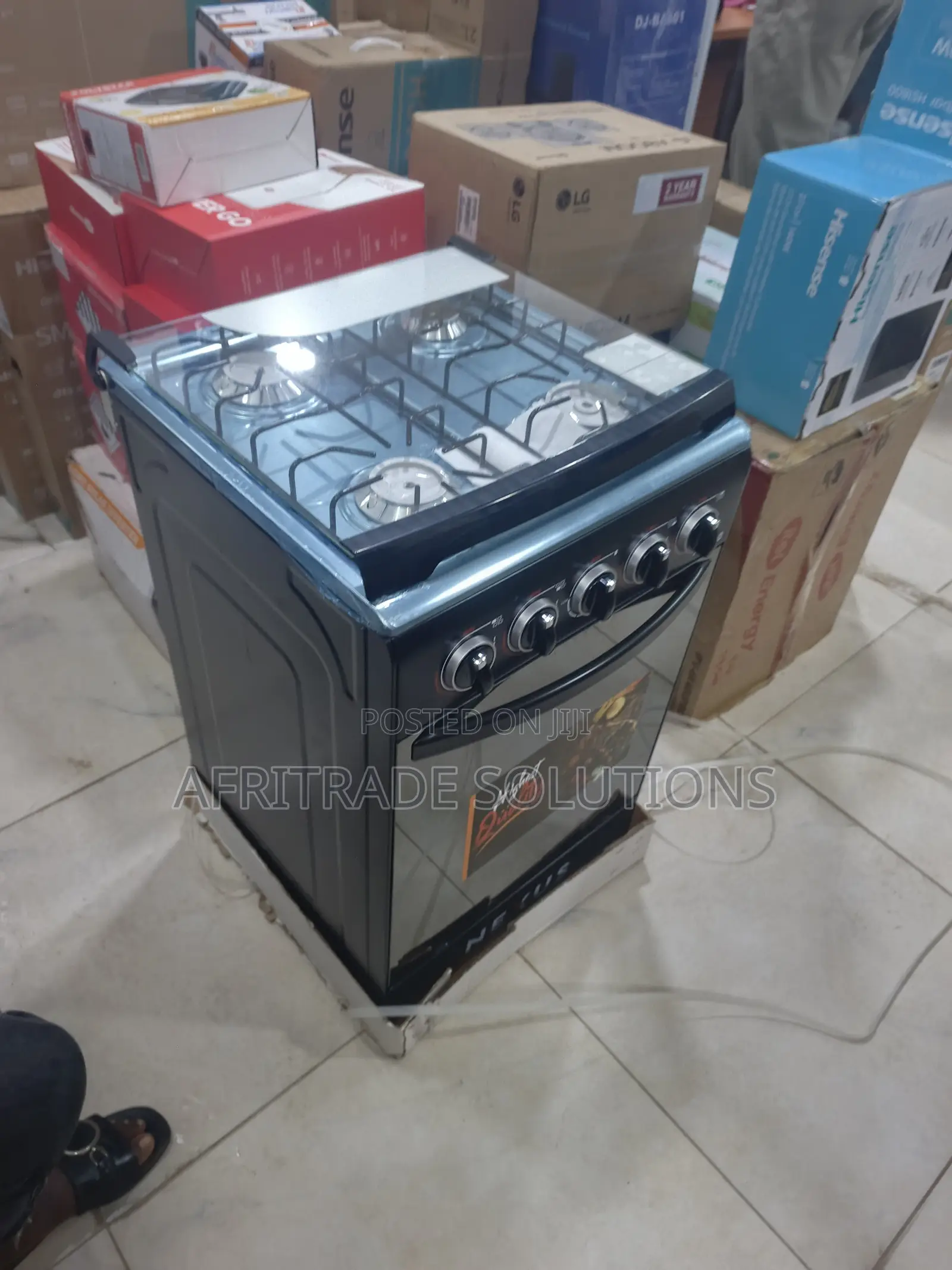Nexus 50x50 Standing Gas Cooker – Easy to Clean