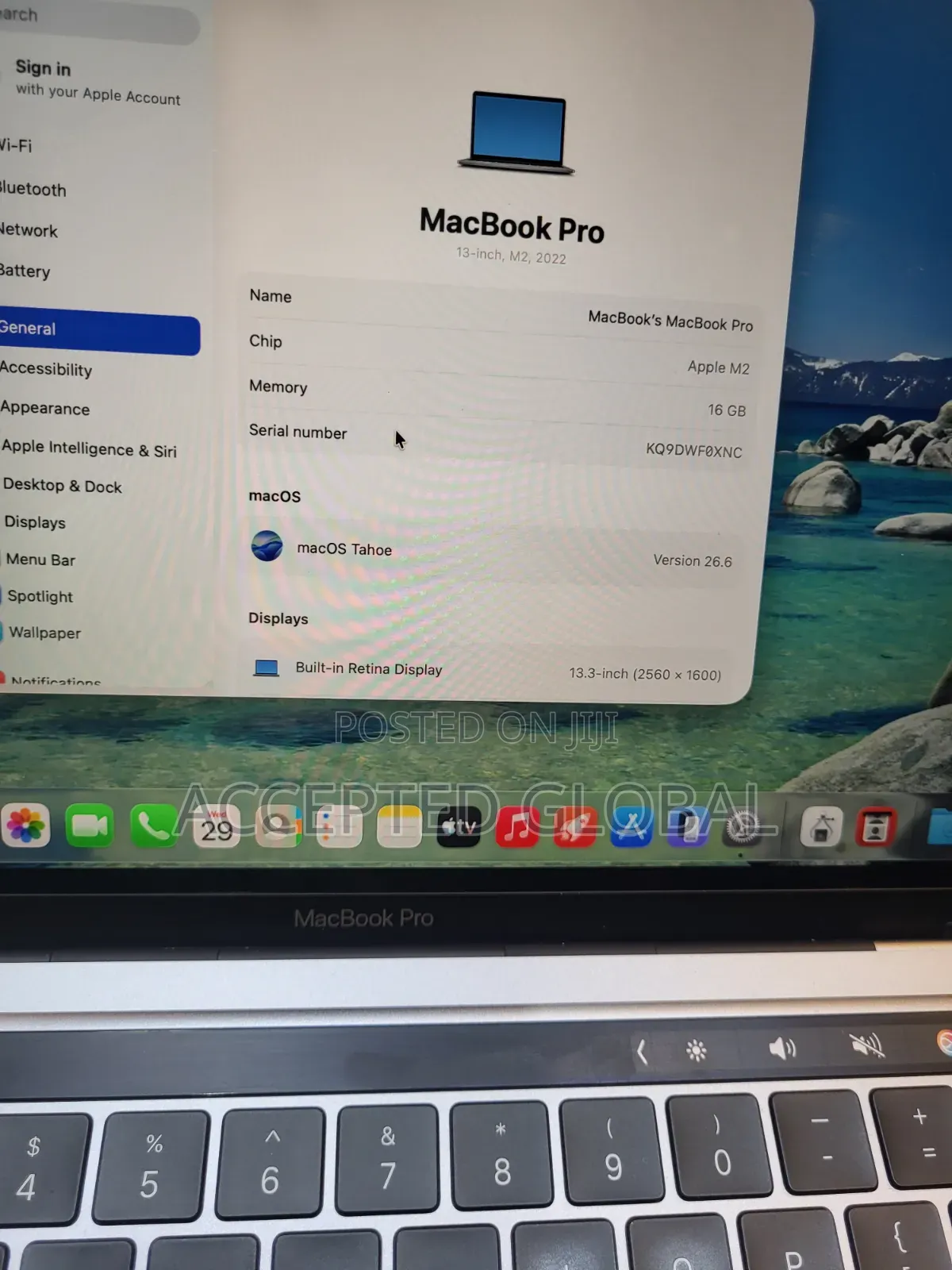Laptop Apple MacBook Pro 2022 M2 16GB Apple M2 SSD 256GB