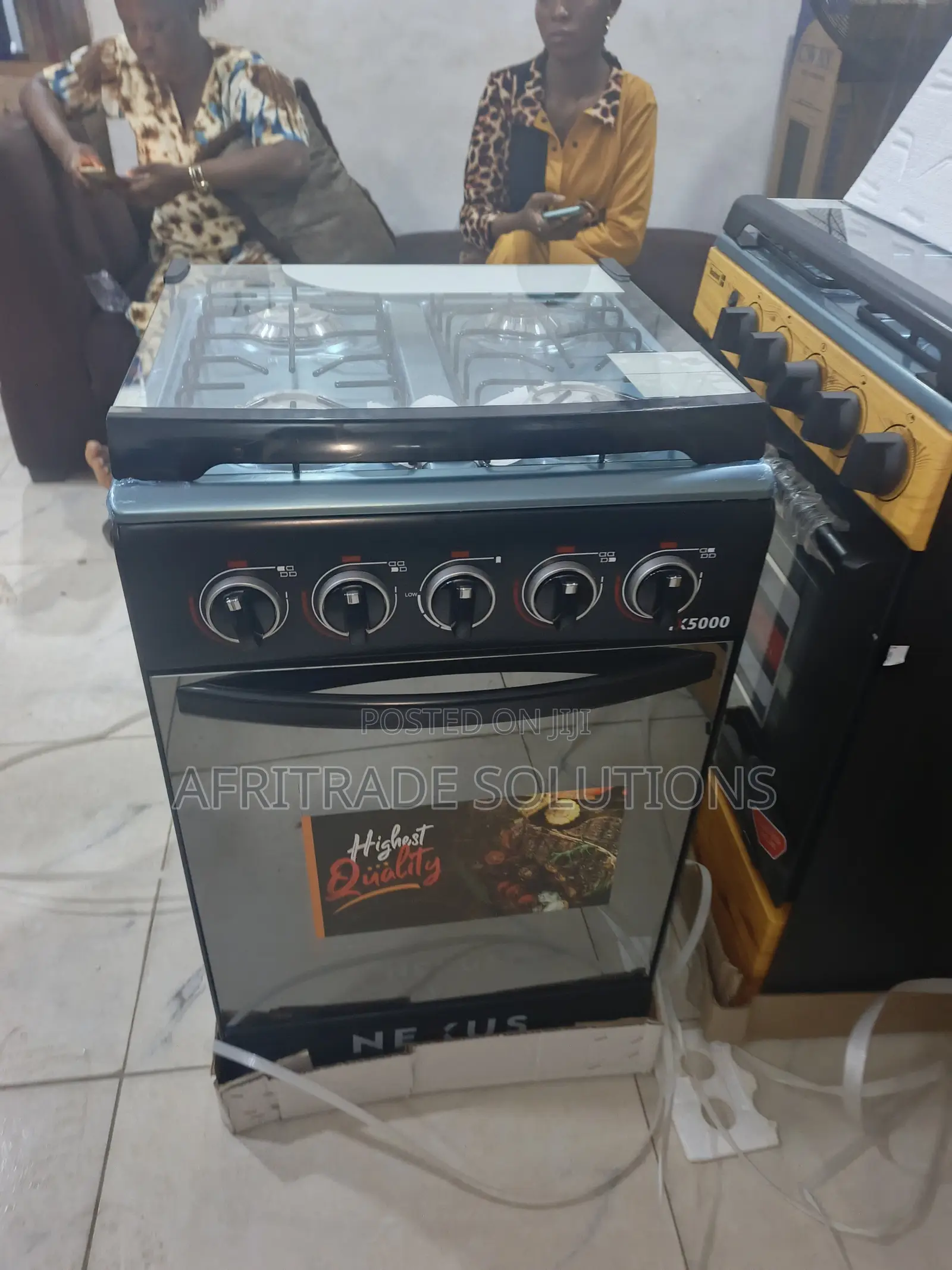 Nexus 50x50 Standing Gas Cooker – Compact Kitchen Solution