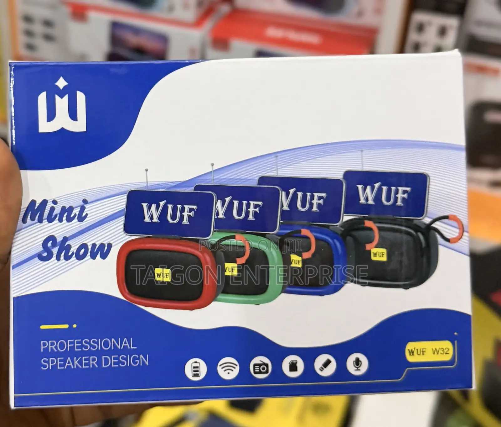 WUF-W32 Wireless Portable Bluetooth Speaker With Fm