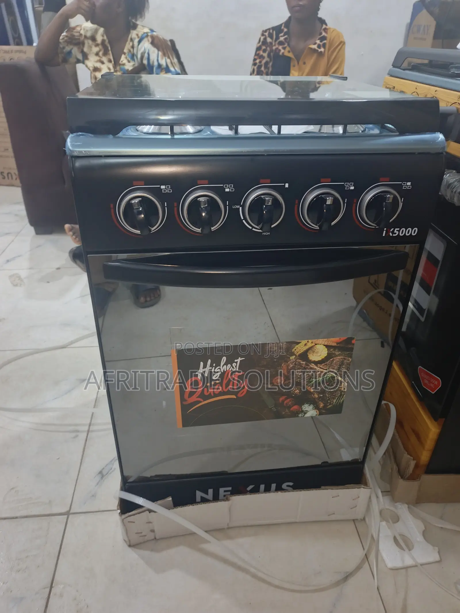 Nexus 50x50 4 Burner Gas Cooker – Strong Durable