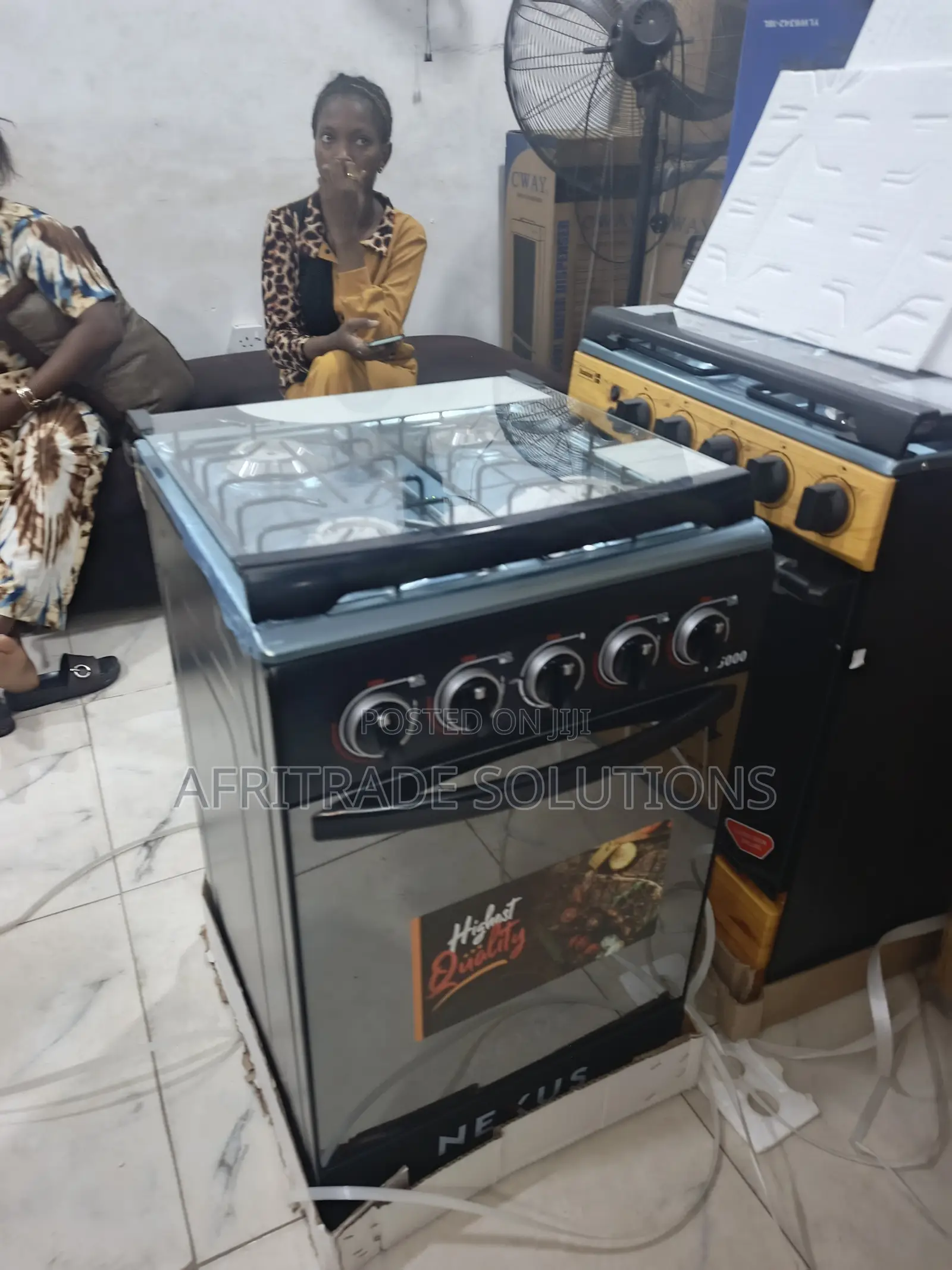 Nexus 50x50 4 Burner Gas Cooker – Modern Kitchen Upgrade