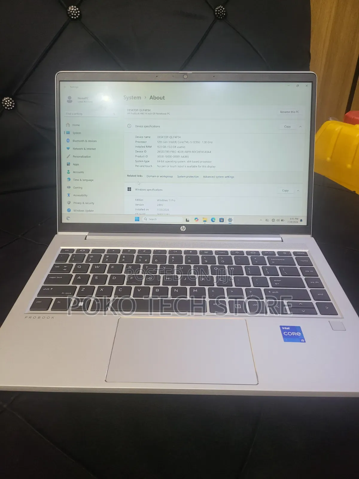 Laptop HP ProBook 440 G9 16GB Nvidia SSD 256GB