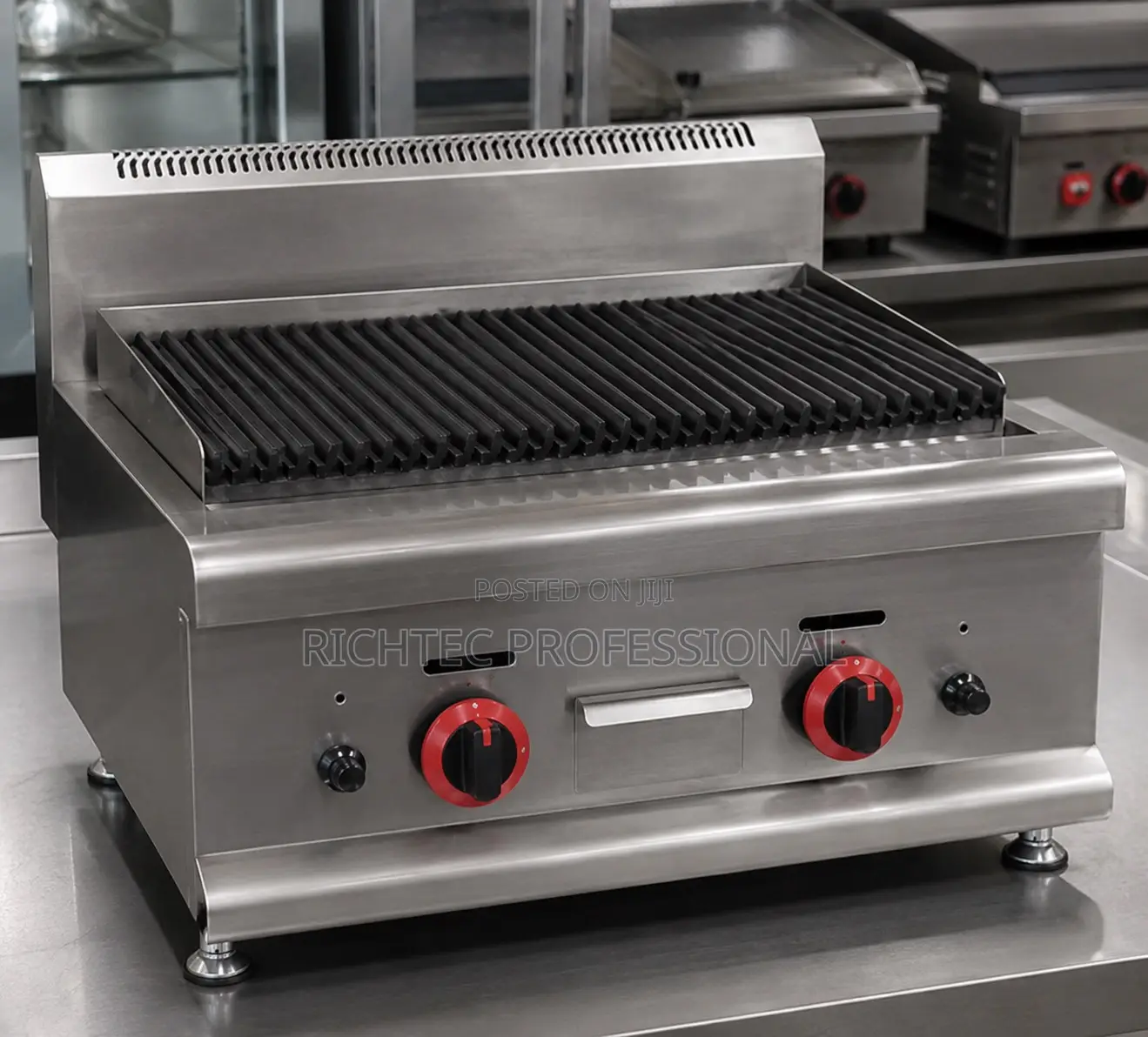 High Quality Commercial Gas Lava Rock/Charcoal Grill