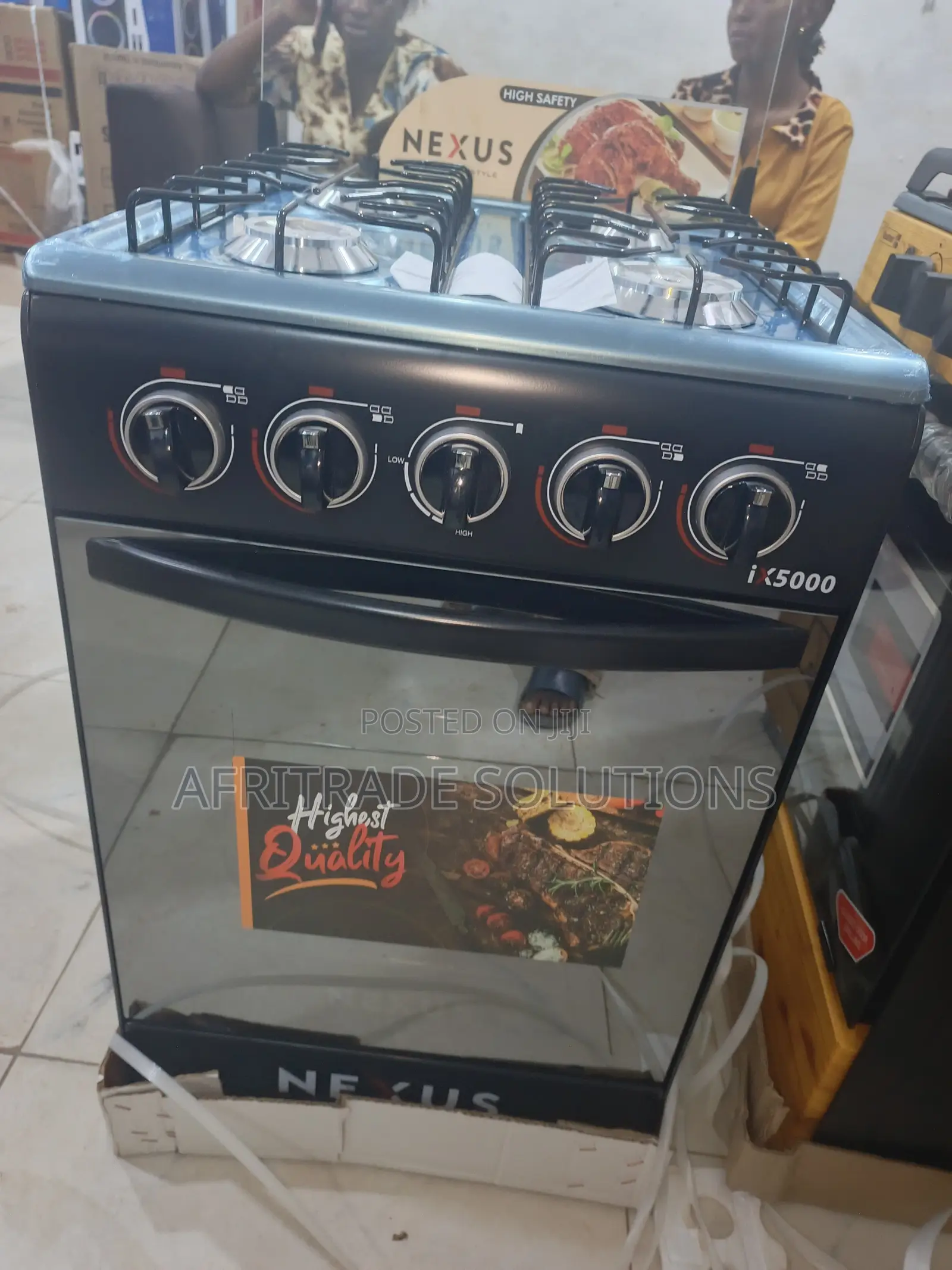 Nexus 50x50 Standing Gas Cooker – Stylish Functional