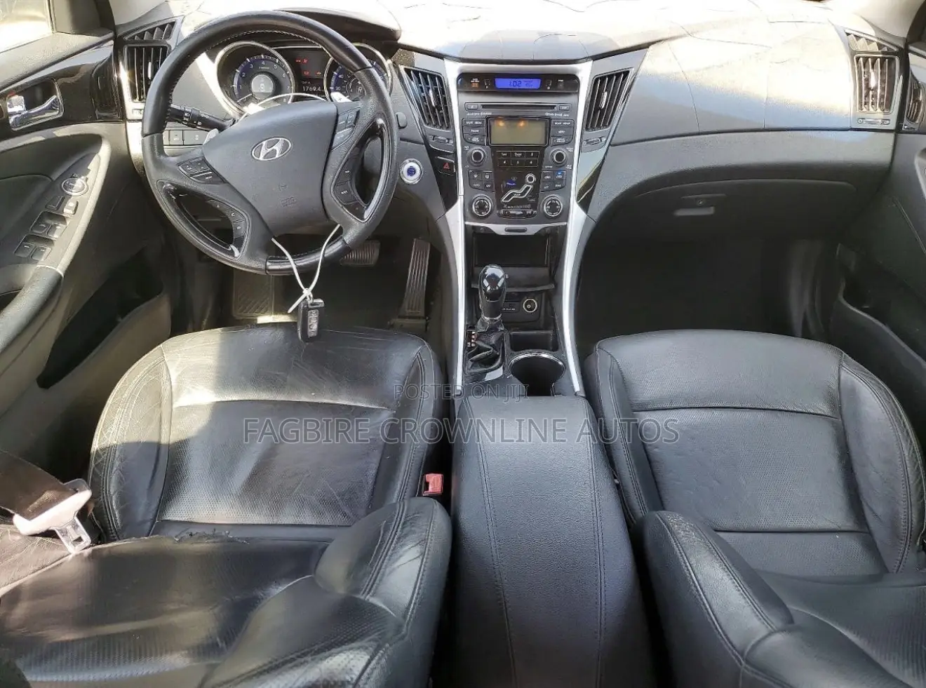 Hyundai Sonata Limited 2.0T Sedan (2.0L 4cyl 6A) 2012 Black