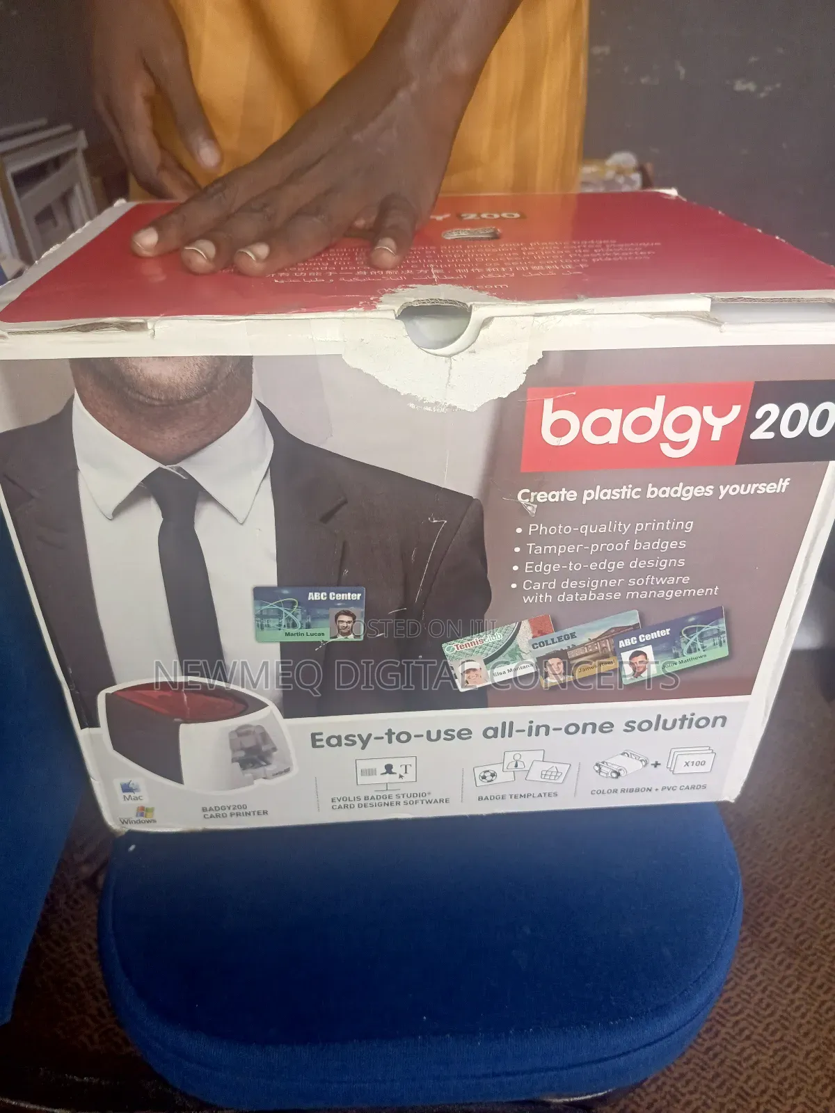 Evolis Badgy 200 Plastic ID Card Printer