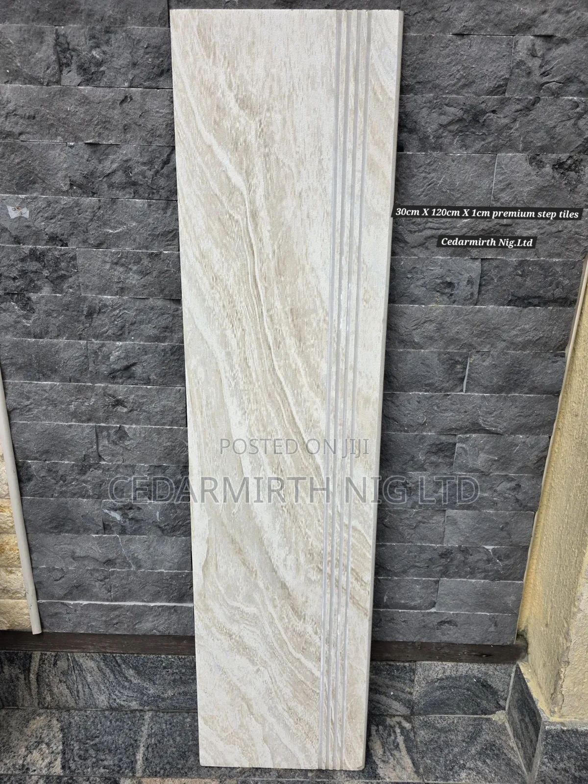 Step Tile 30x120 ( Grooved Series )