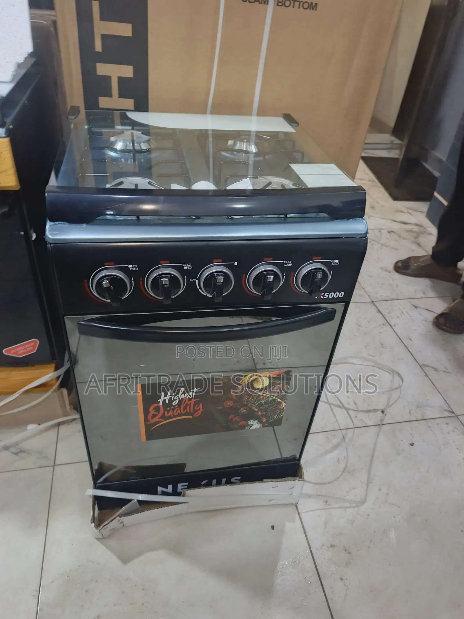 Nexus 50x50 Standing Gas Cooker – Ideal for Family Meals
