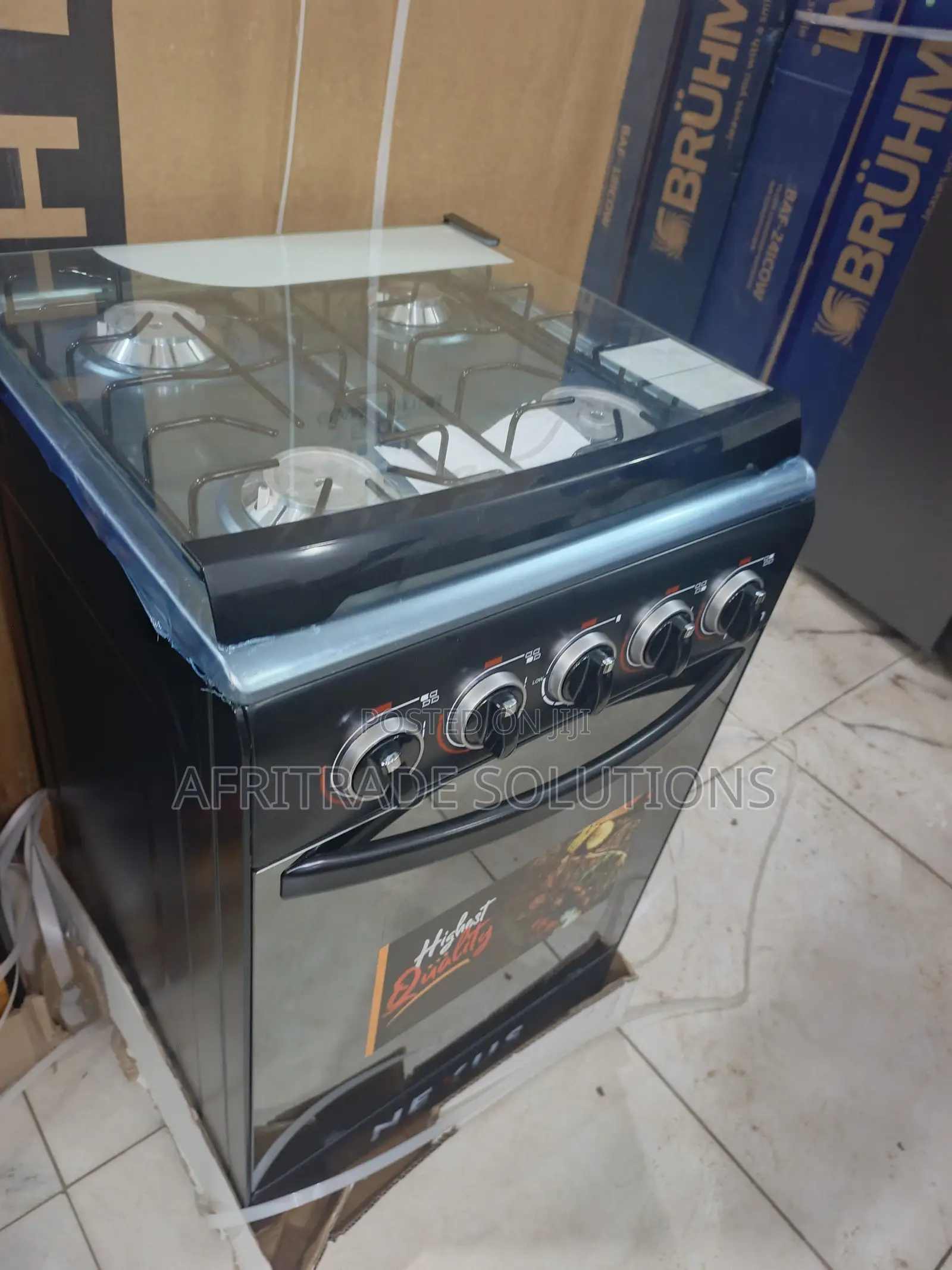 Nexus 50x50 Standing Gas Cooker – Premium Cooking Solution
