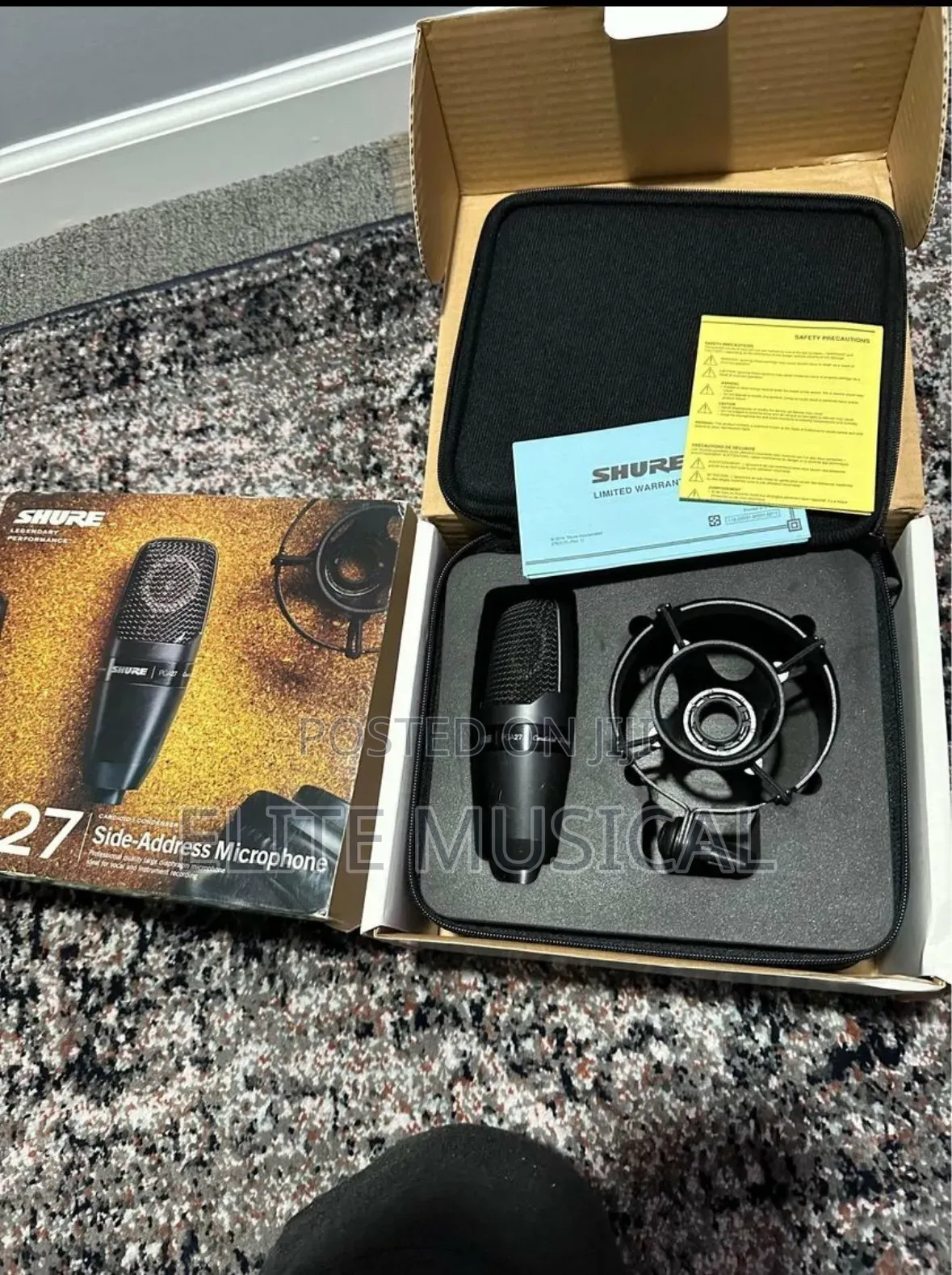 Shure PGA27 Large-Diaphragm Condenser Microphone