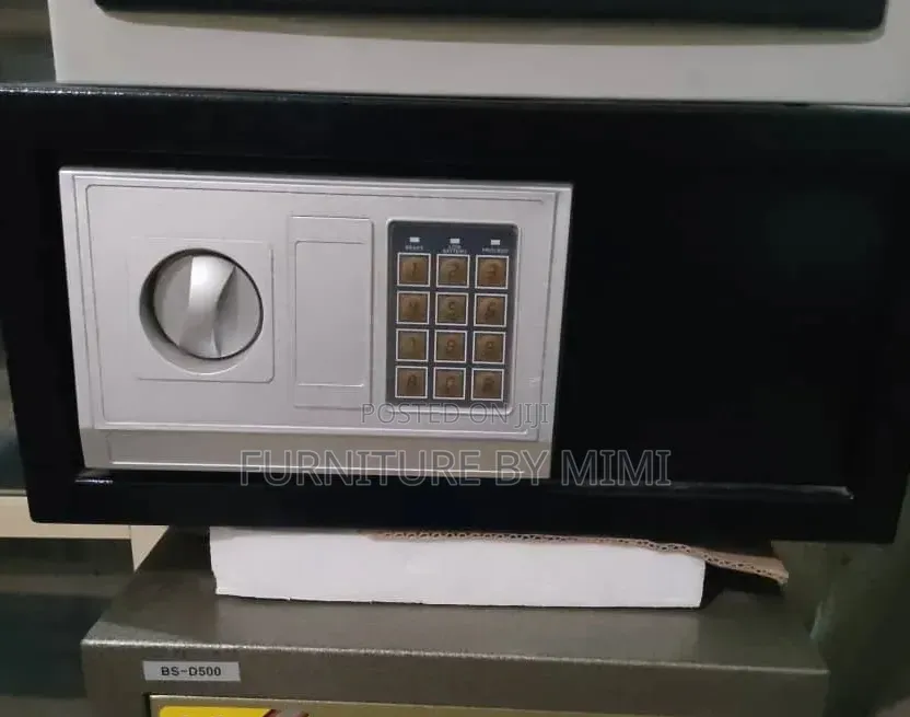 Electronic Digital Security Safe Box With Backup Keys