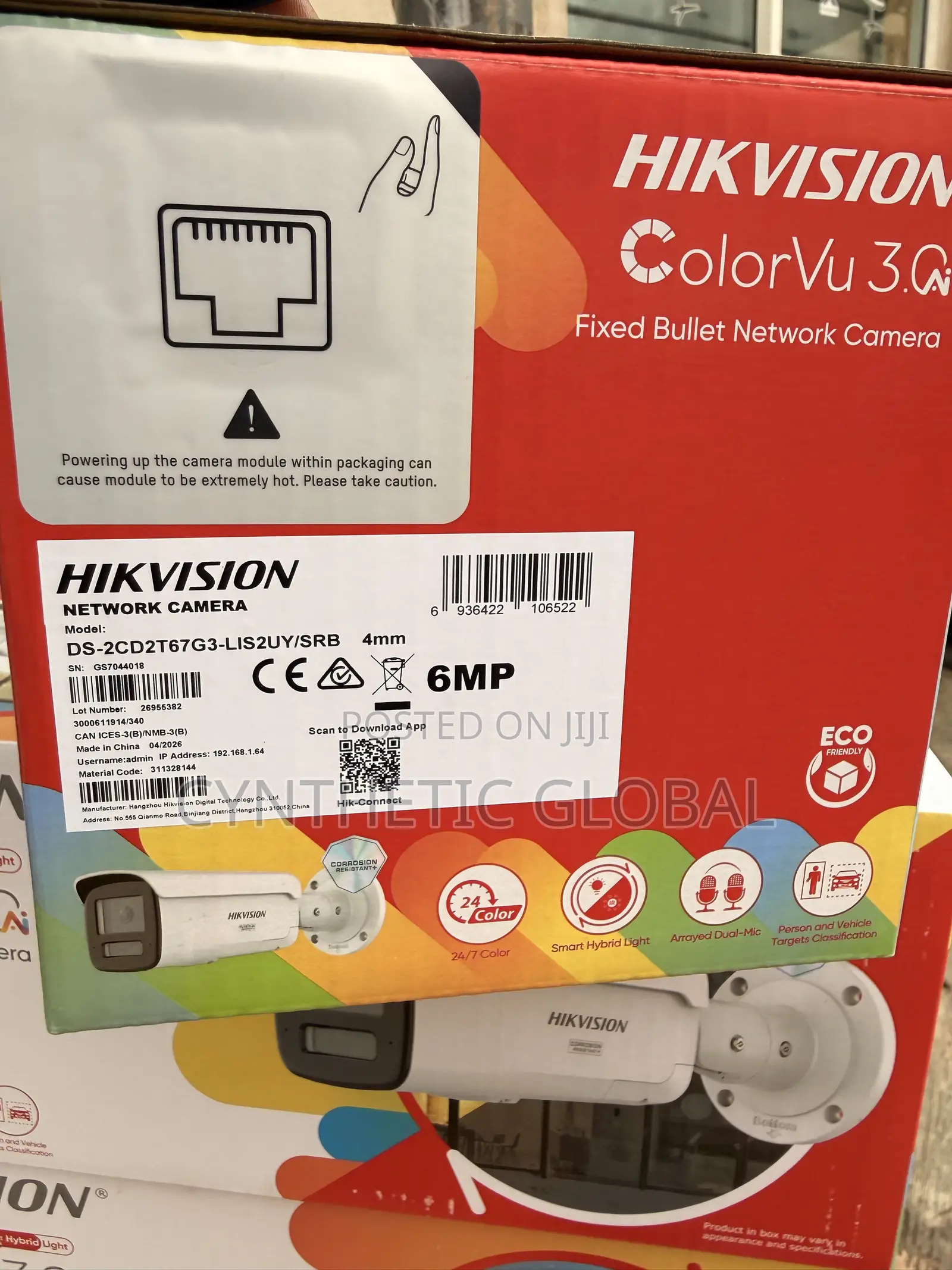 Ds-2cd2t67g3-Lis2uy/SRB 6mp Ip Colorvu Accusence Long Range Cam