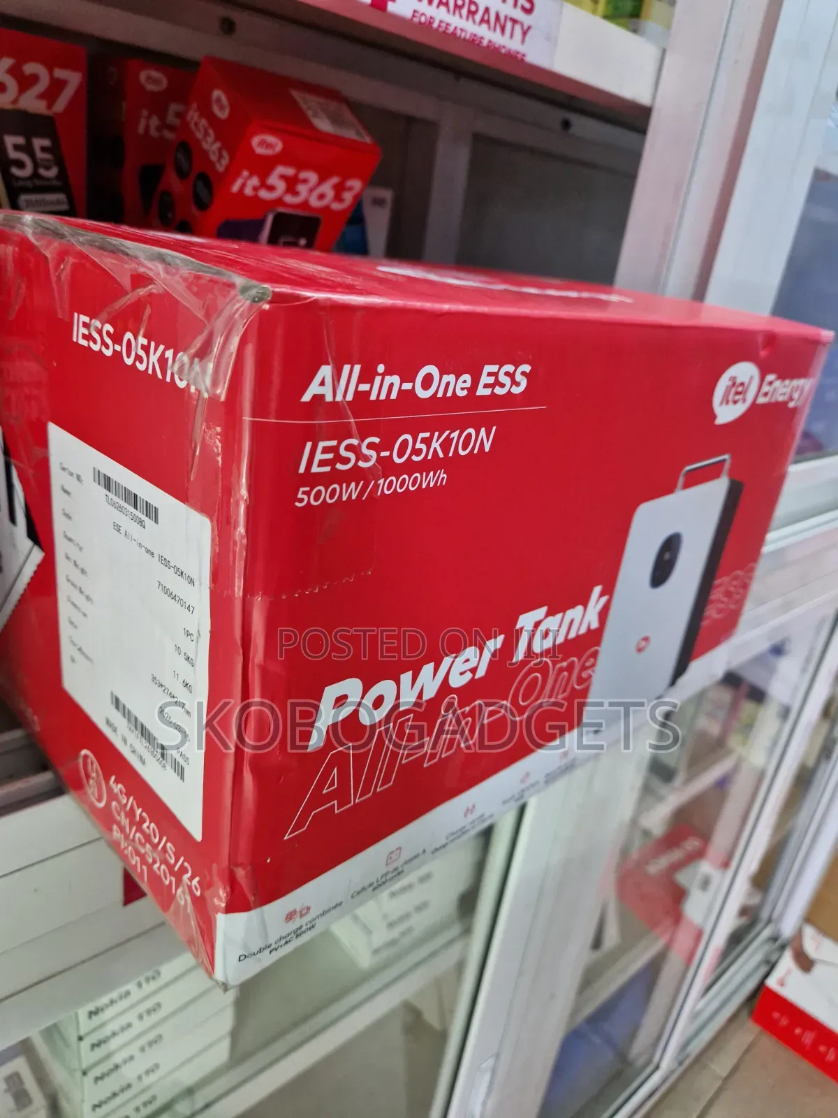 Brand New Itel Power Tank