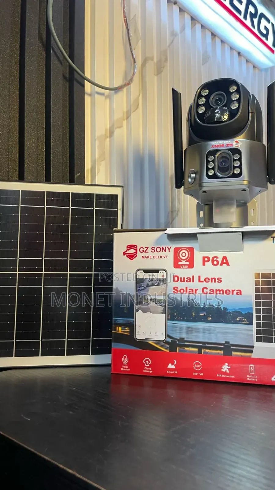 8MP Dual Lens Solar CCTV Camera for 24/7 Recording and Monitoring