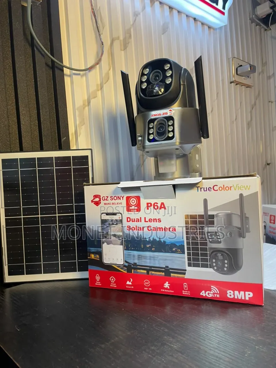 8MP Dual Lens Solar CCTV Camera for 24/7 Recording and Monitoring