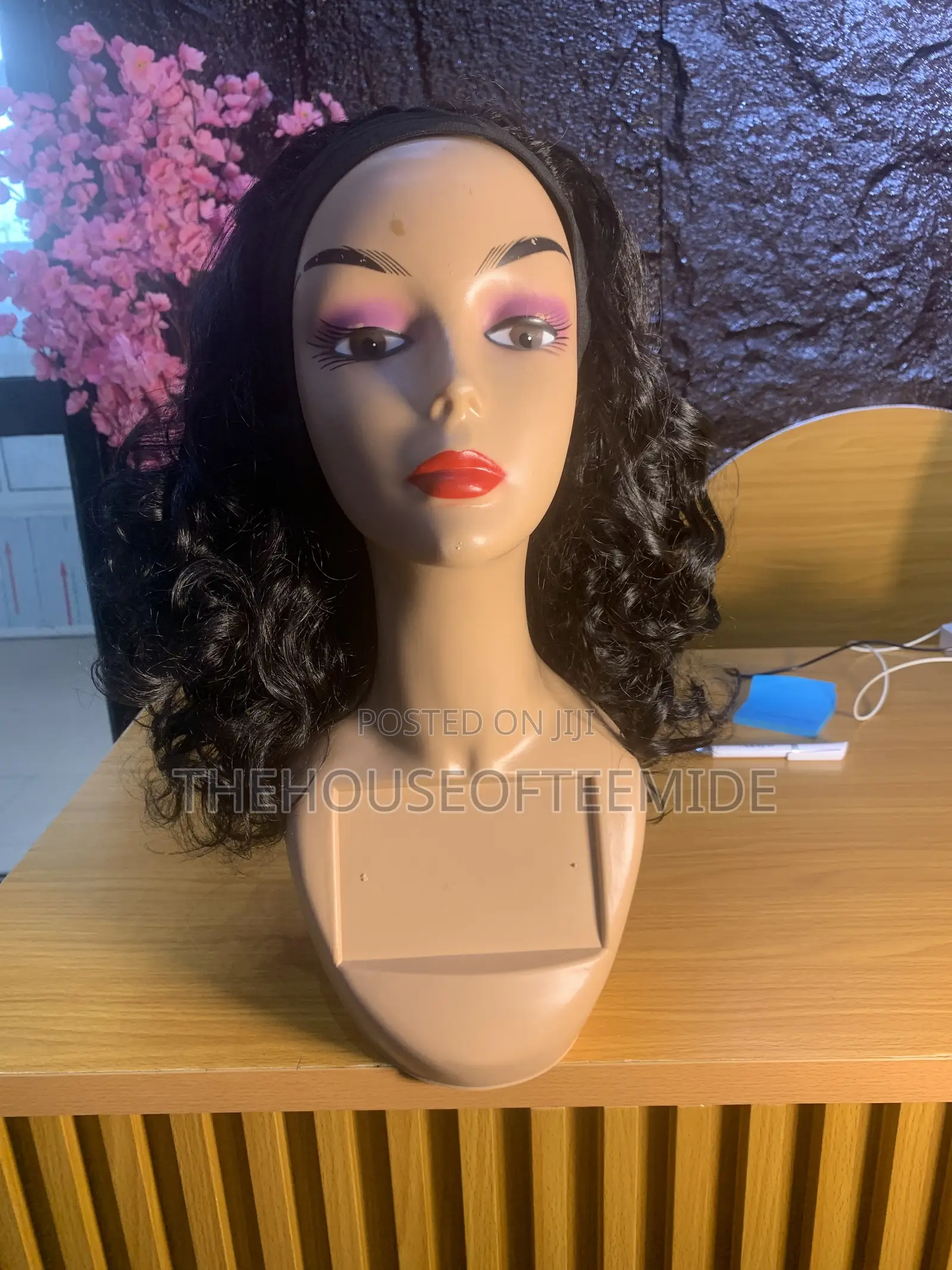 Banded Curly Wig