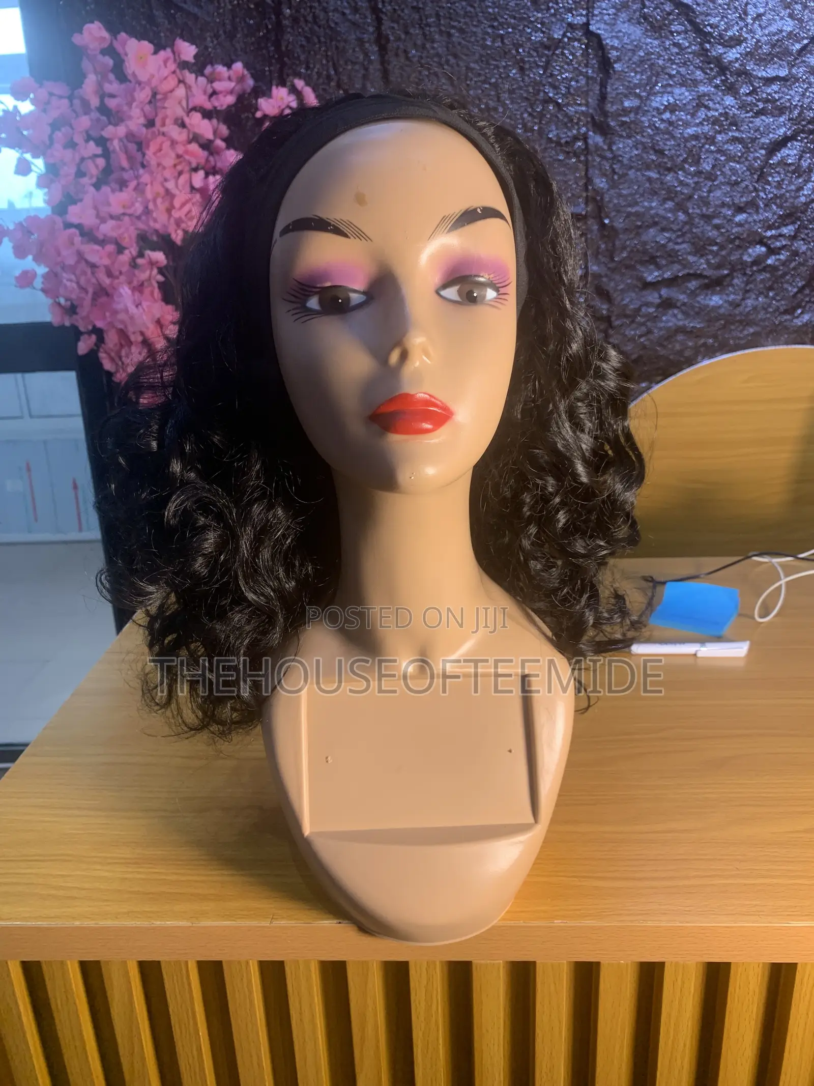 Banded Curly Wig