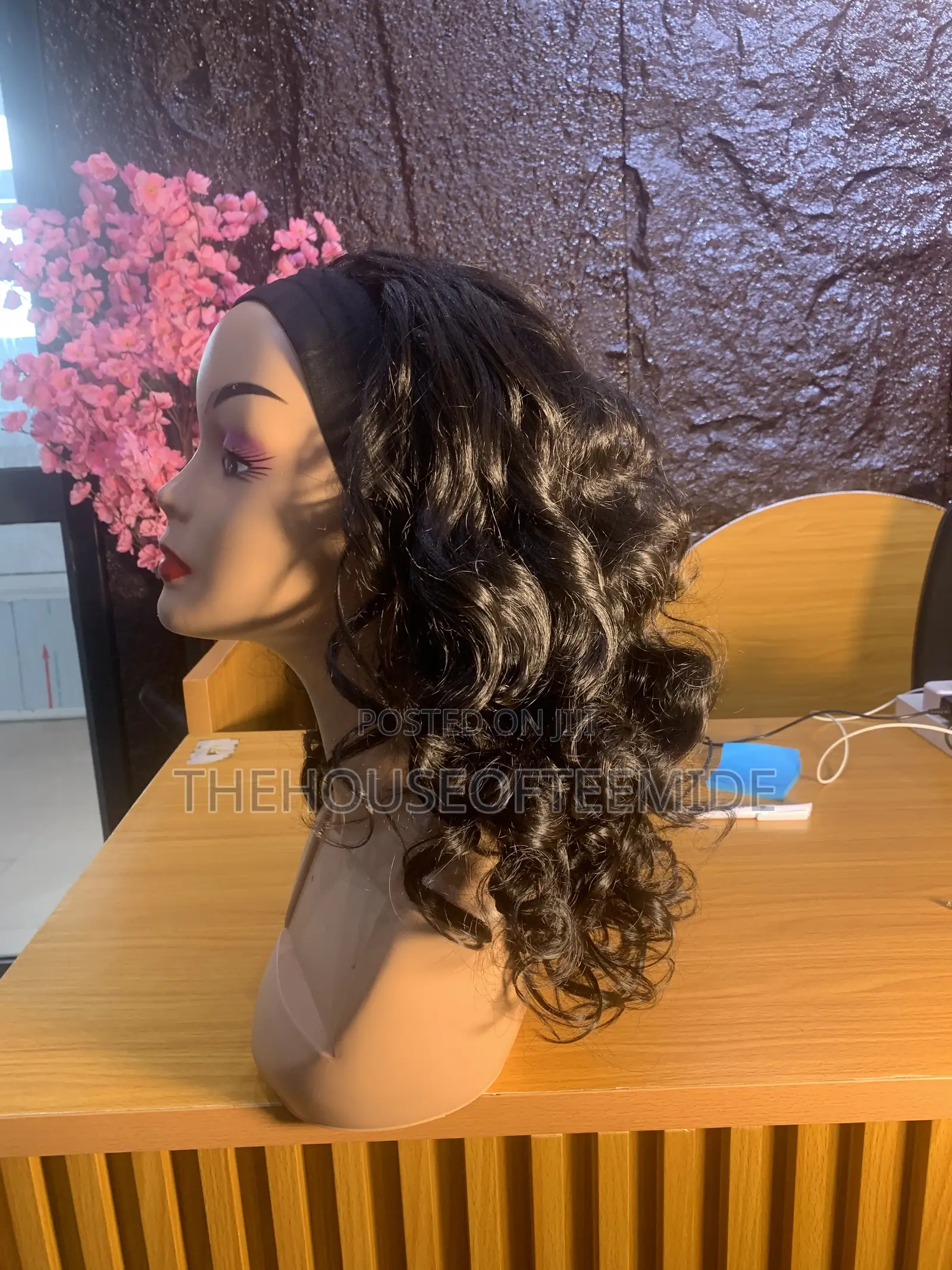 Banded Curly Wig
