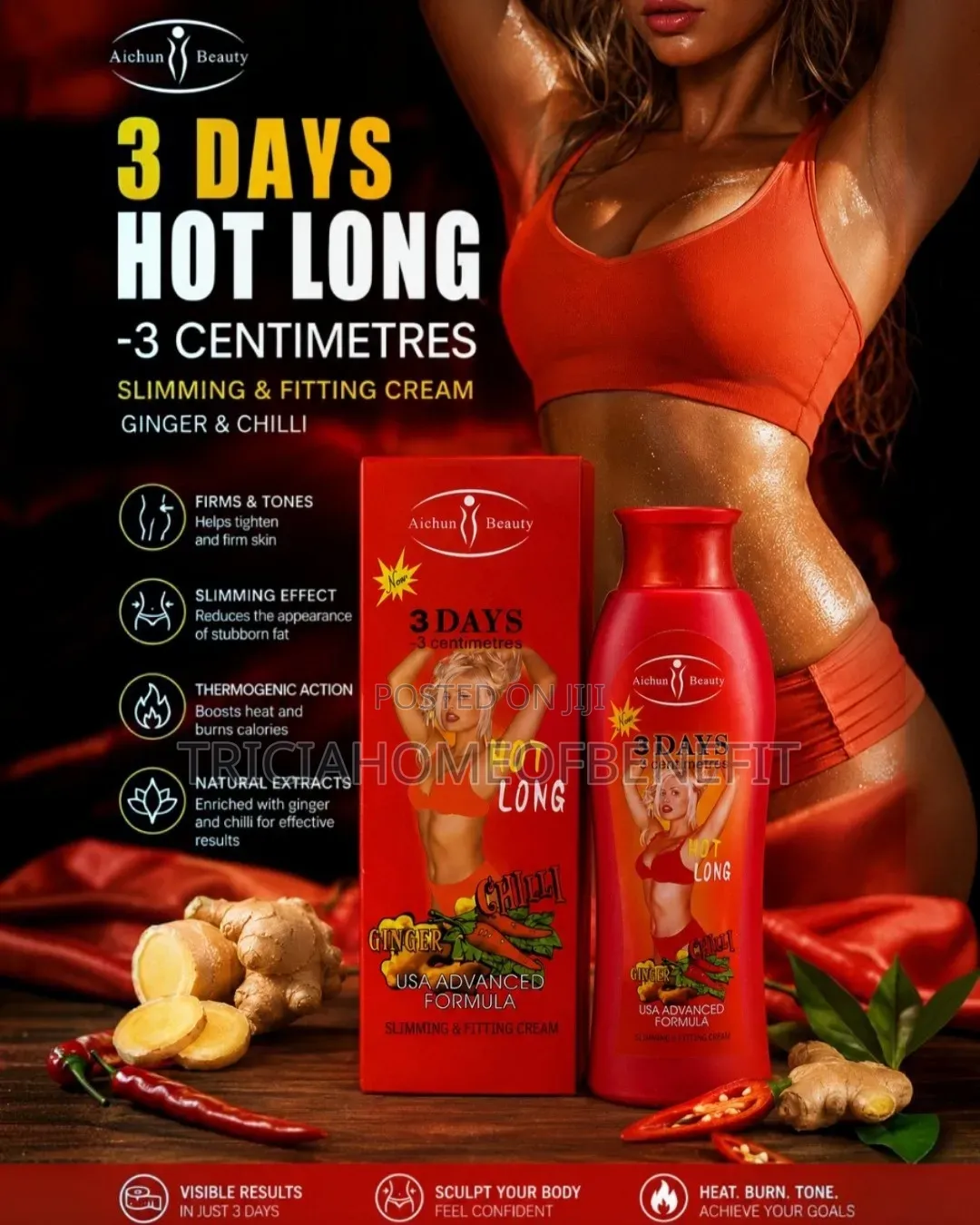 Aichun Beauty 3 Days Slimming Cream (Hot)