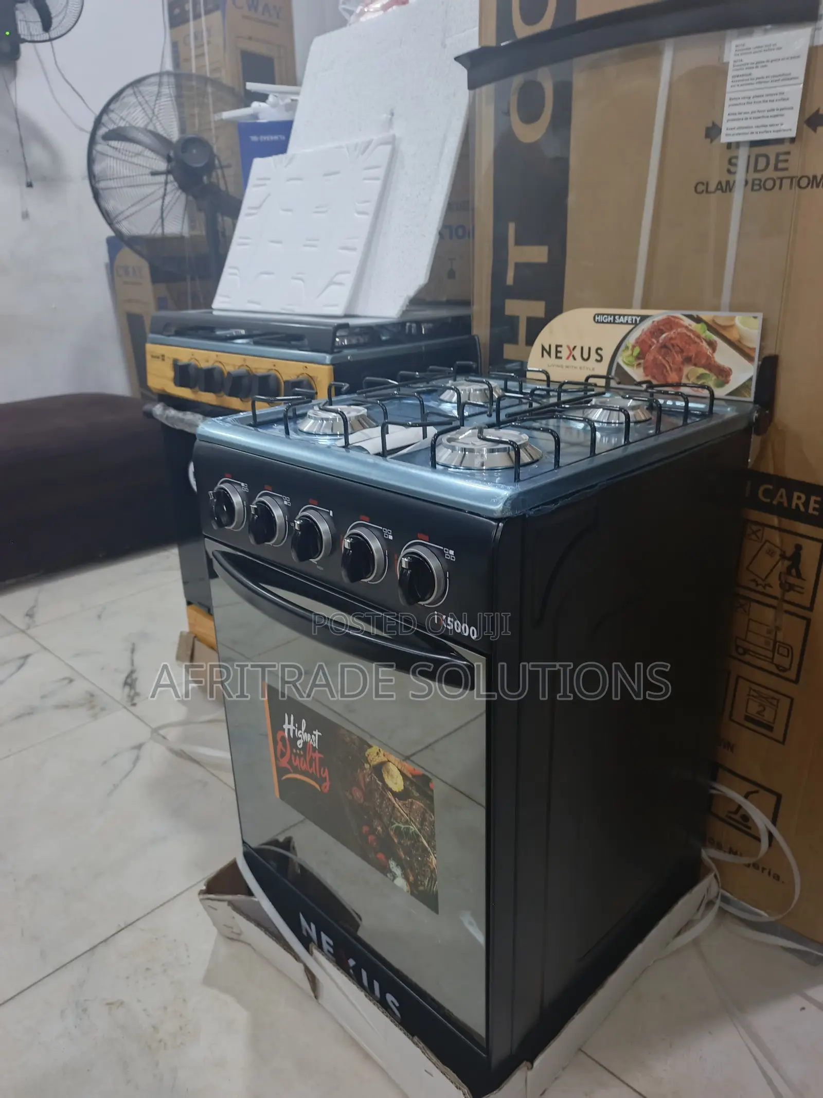 Nexus 50x50 Gas Cooker – Fast, Safe Efficient