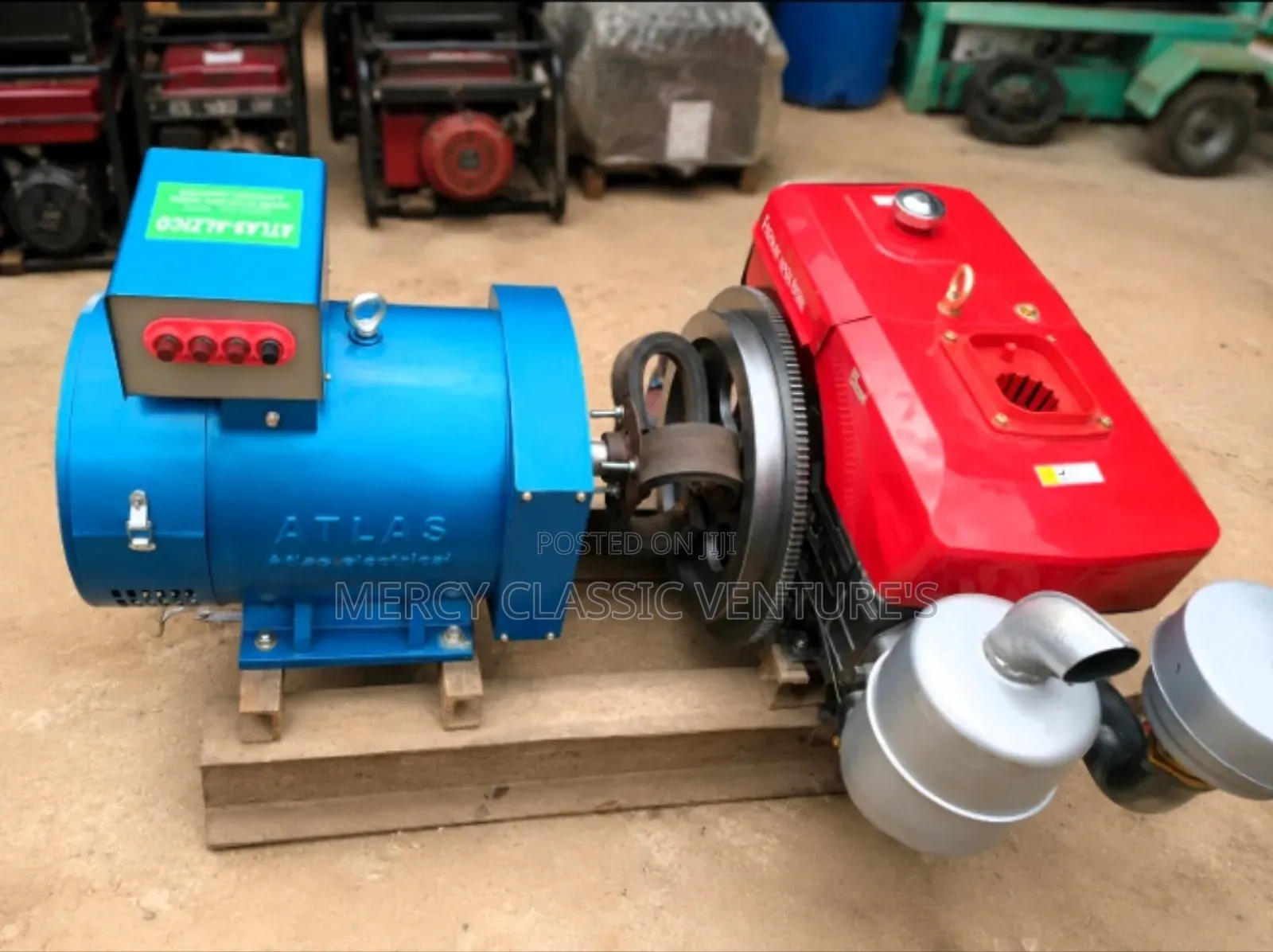 ATLAS 9.4kVA Industrial Heavy-Duty Diesel Generator Set –Reliable High